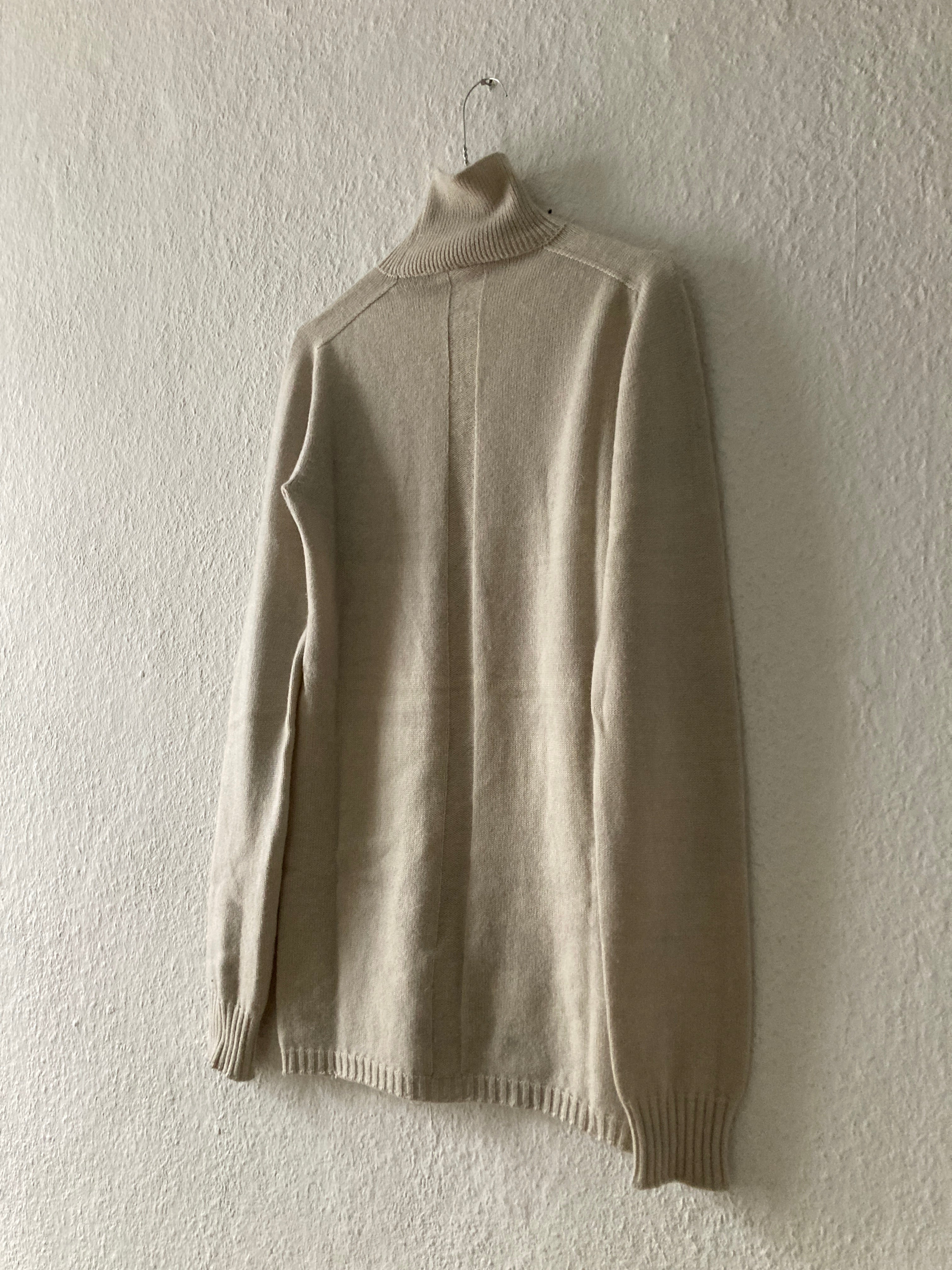 F/W 12 "MOUNTAIN" Cashmere & Wool Rollneck Pullover Rick Owens M