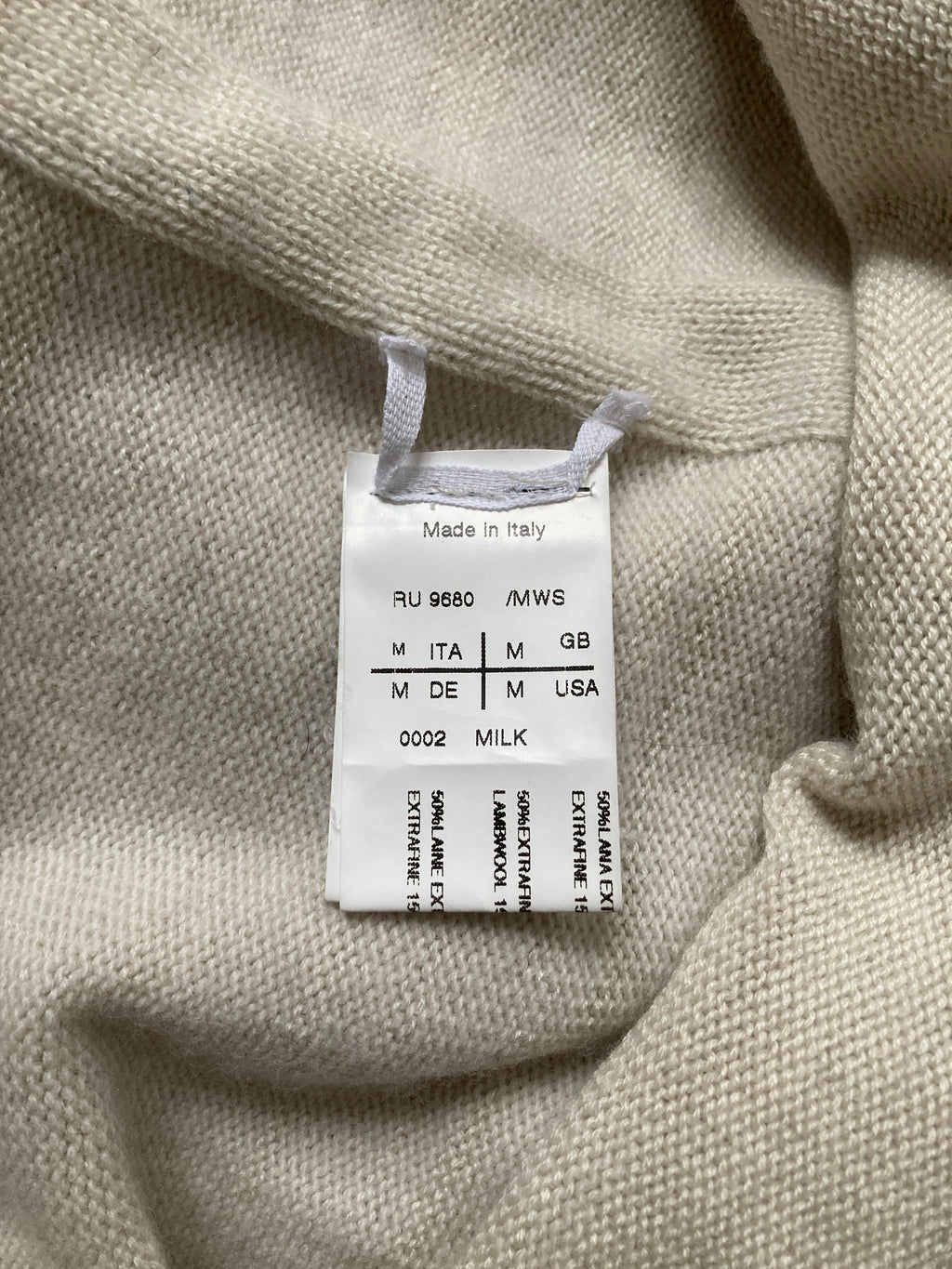 F/W 12 "MOUNTAIN" Cashmere & Wool Rollneck Pullover Rick Owens M