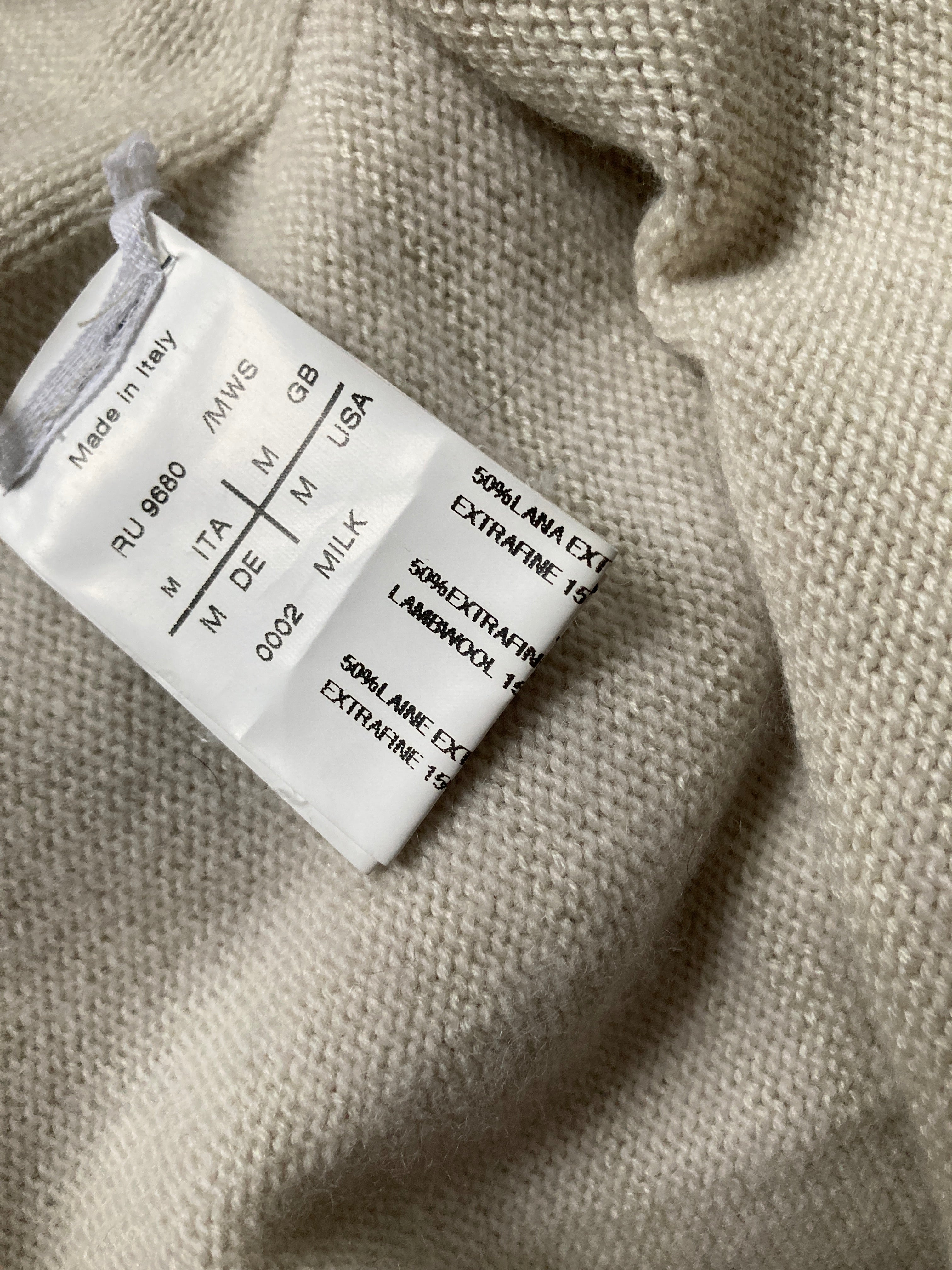 F/W 12 "MOUNTAIN" Cashmere & Wool Rollneck Pullover Rick Owens M