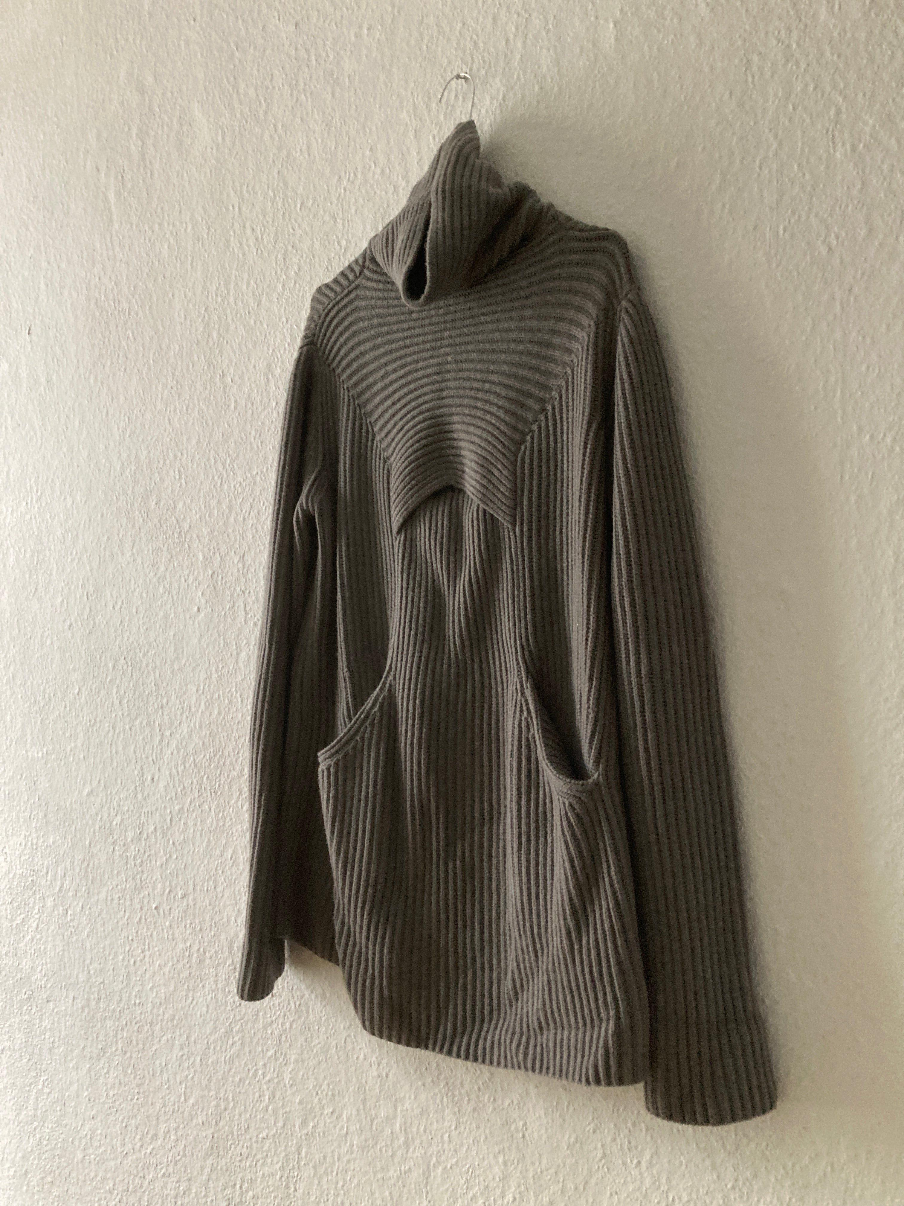 F/W 10 "GLEAM" Runway Alpaca Turtleneck Rick Owens M
