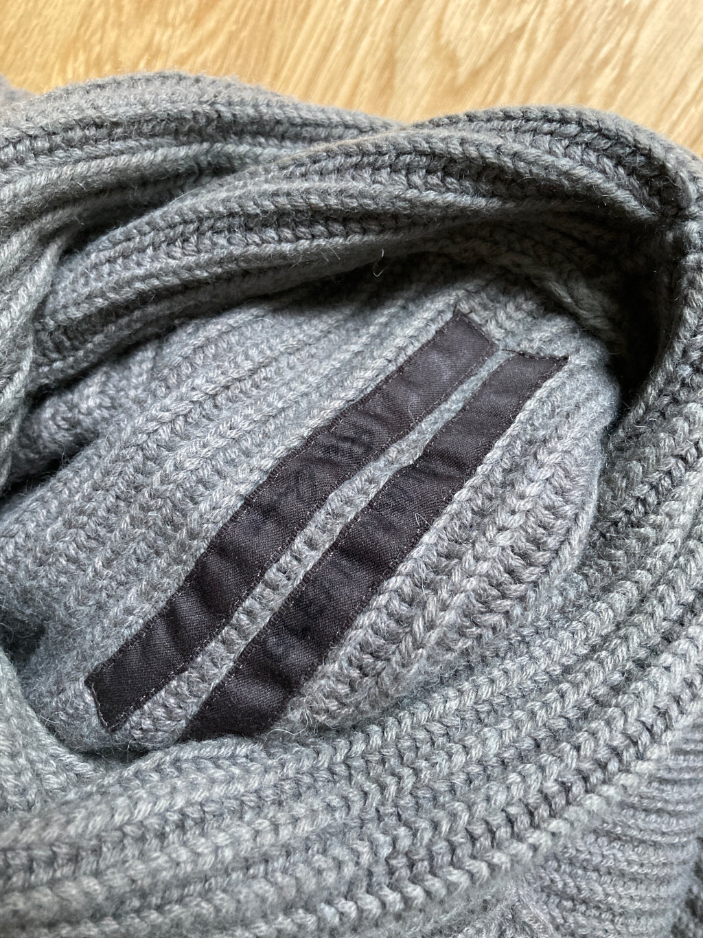 F/W 10 "GLEAM" Runway Alpaca Turtleneck Rick Owens M