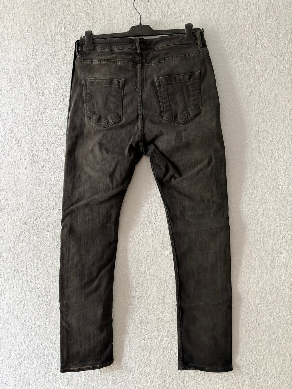 S/S 23 "EDFU" Dark Dust Pentagram Detroit Cut Denim Jeans Rick Owens US34