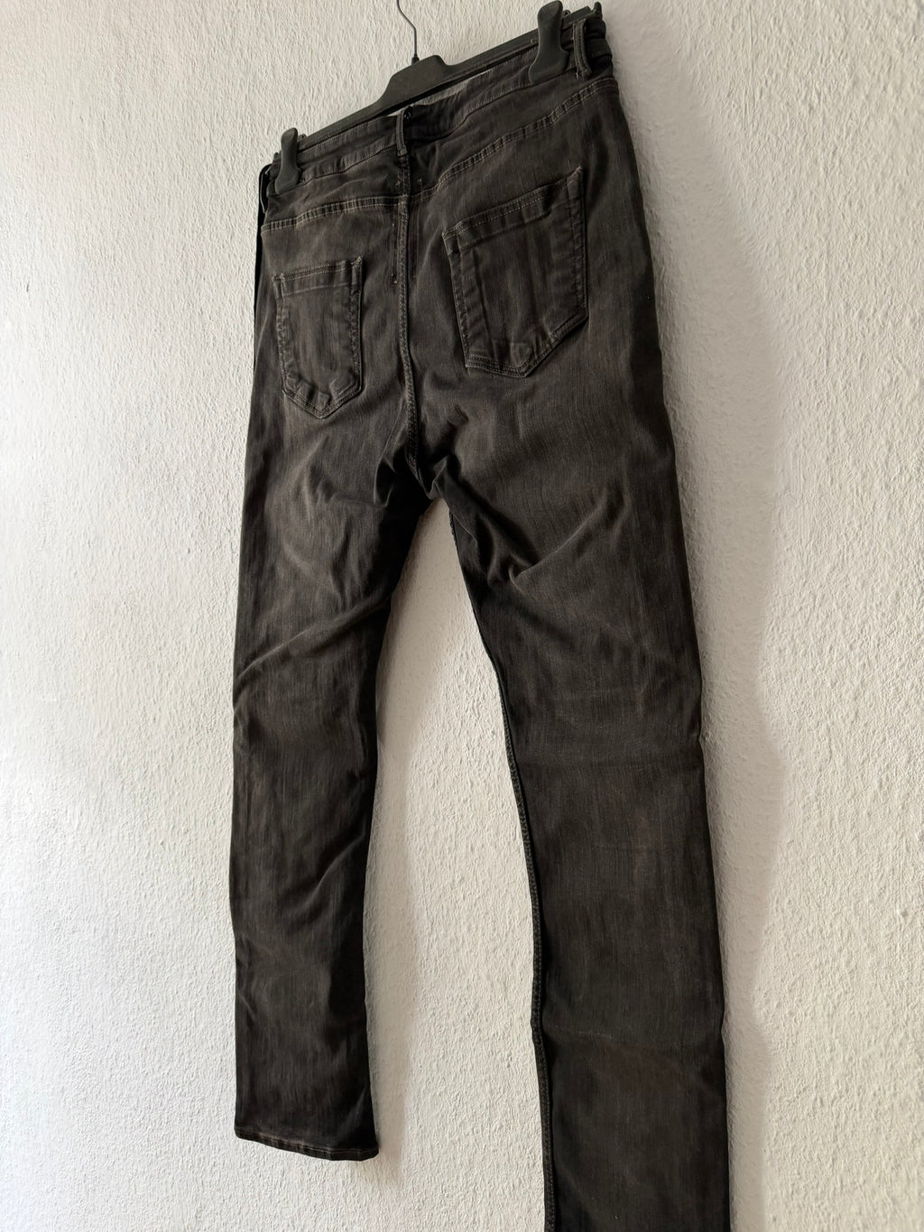 S/S 23 "EDFU" Dark Dust Pentagram Detroit Cut Denim Jeans Rick Owens US34