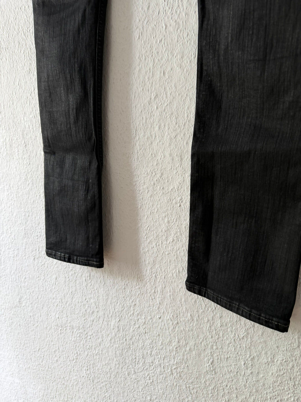 F/W 24 "PORTERVILLE" Waxed SBW Detroit Cut Denim Jeans Rick Owens US34/L