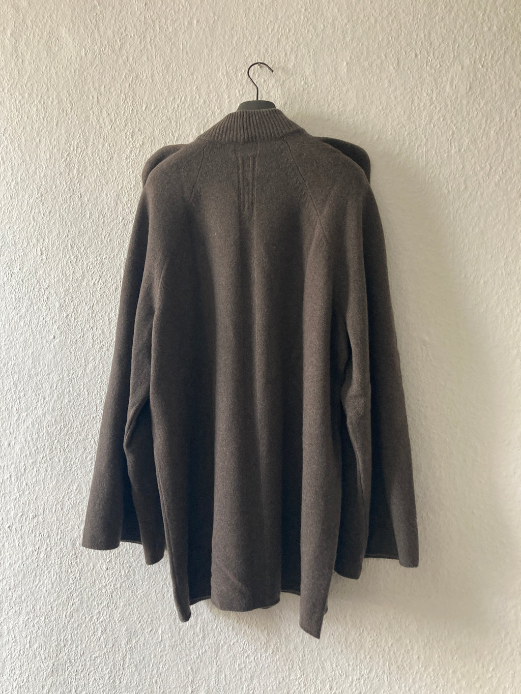 F/W 22 "STROBE" Cashmere Tec Runway Knit Sweatshirt Rick Owens
