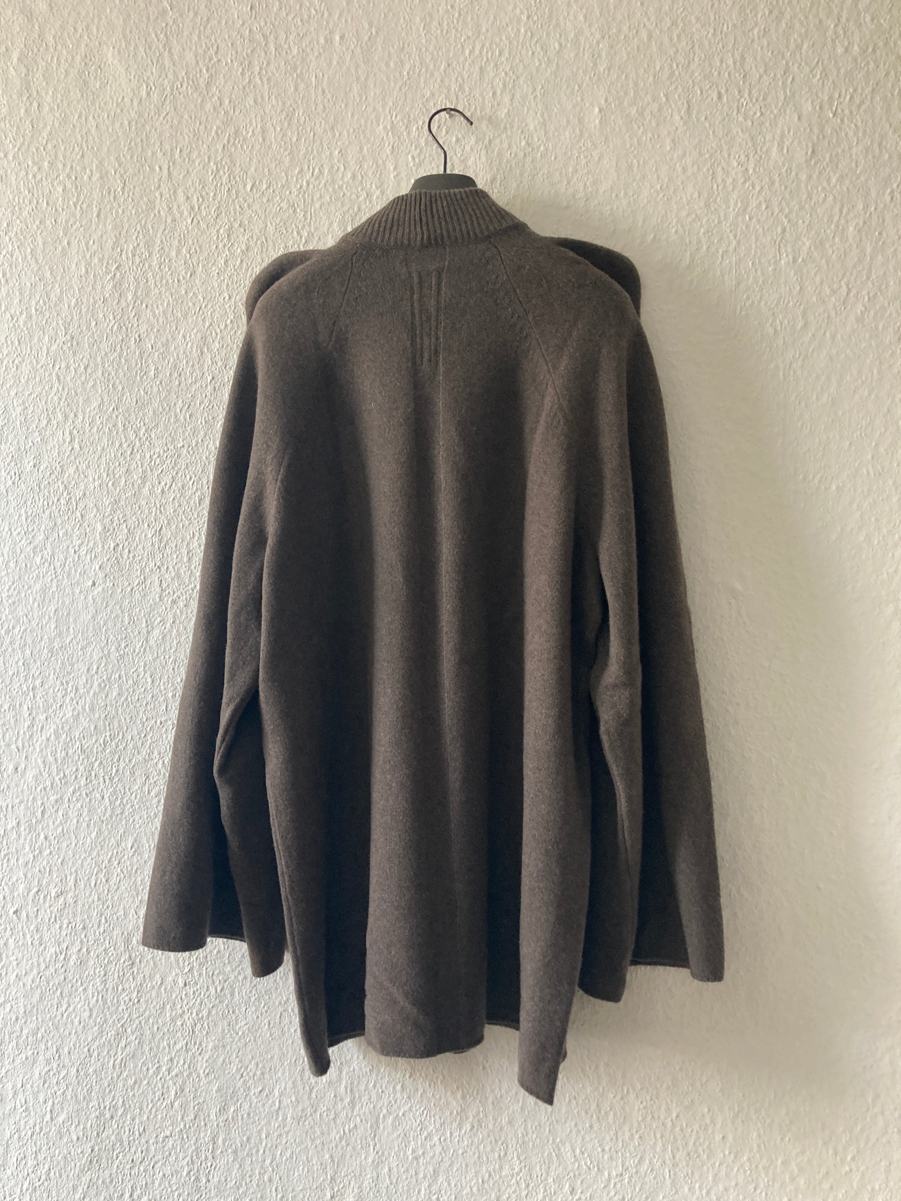 F/W 22 "STROBE" Cashmere Tec Runway Knit Sweatshirt Rick Owens