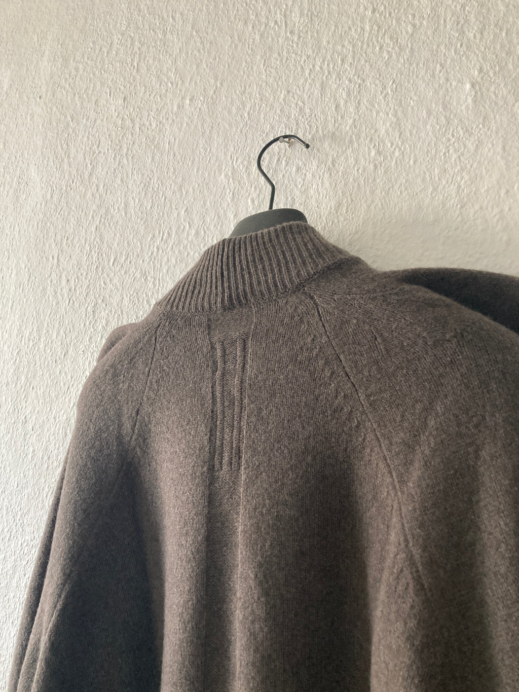 F/W 22 "STROBE" Cashmere Tec Runway Knit Sweatshirt Rick Owens