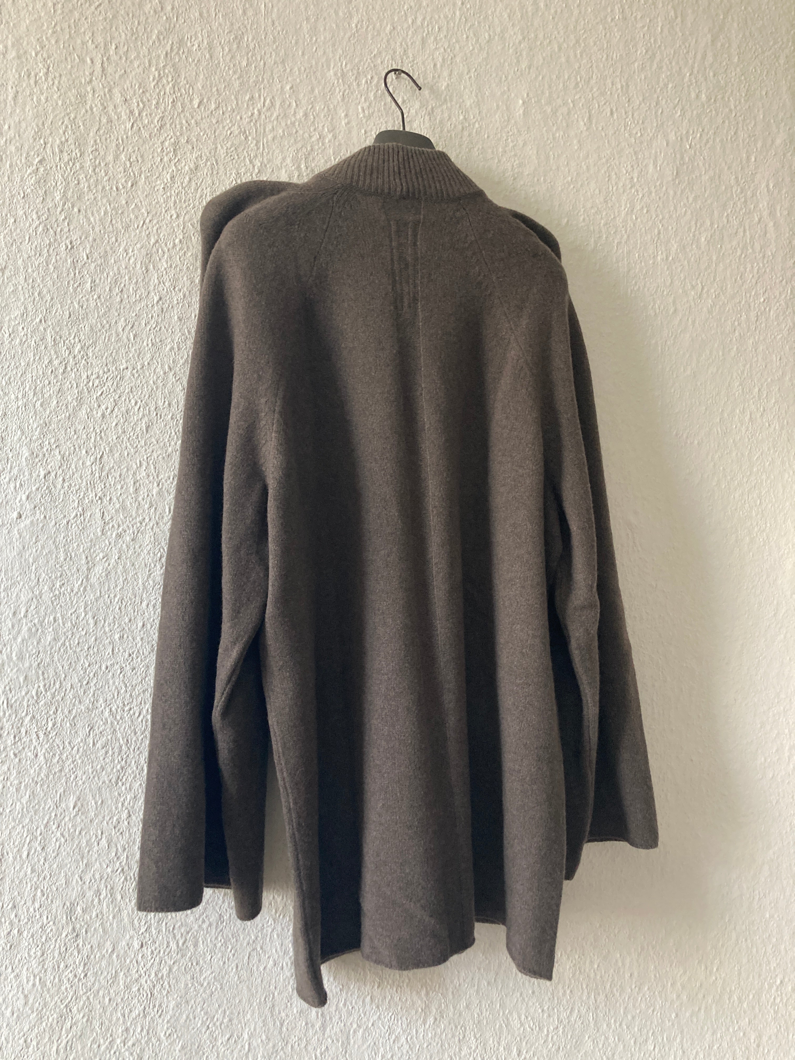 F/W 22 "STROBE" Cashmere Tec Runway Knit Sweatshirt Rick Owens