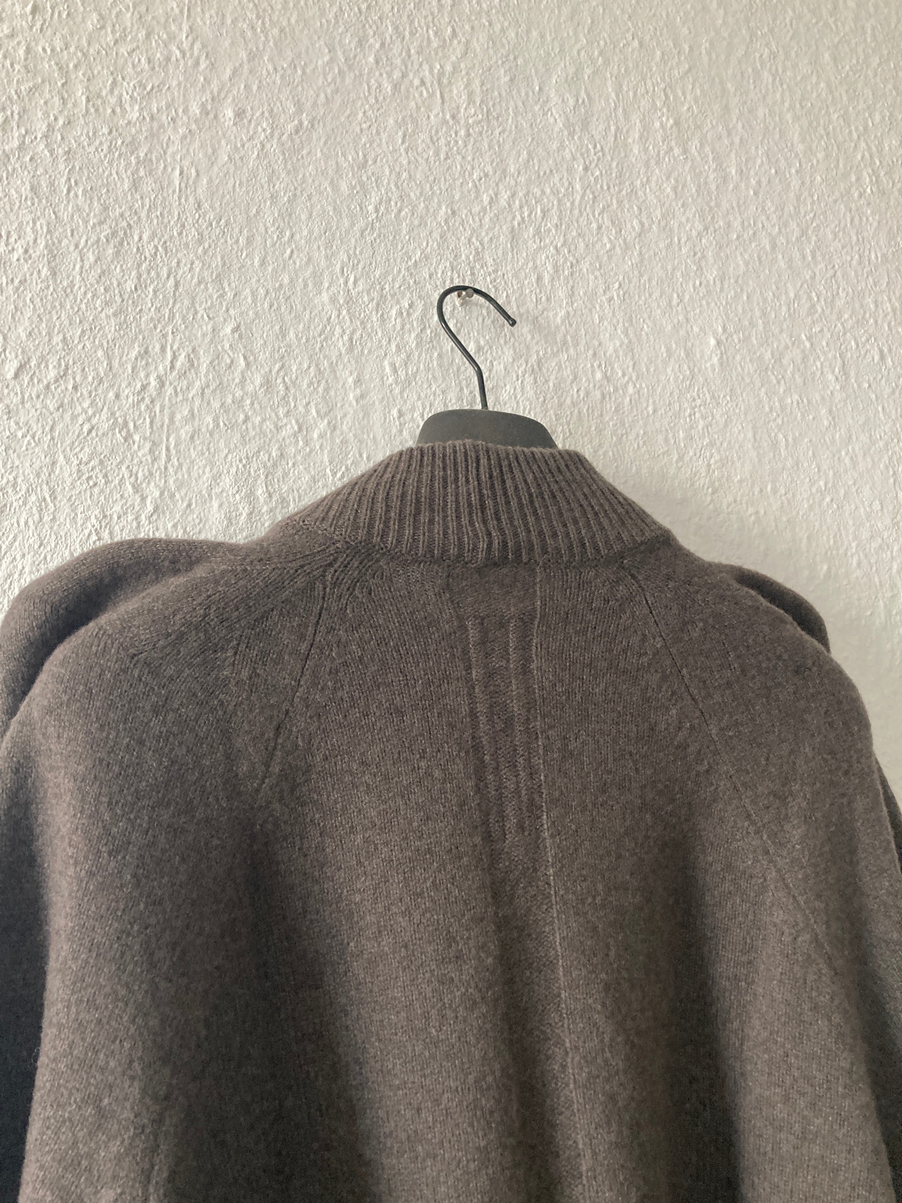 F/W 22 "STROBE" Cashmere Tec Runway Knit Sweatshirt Rick Owens