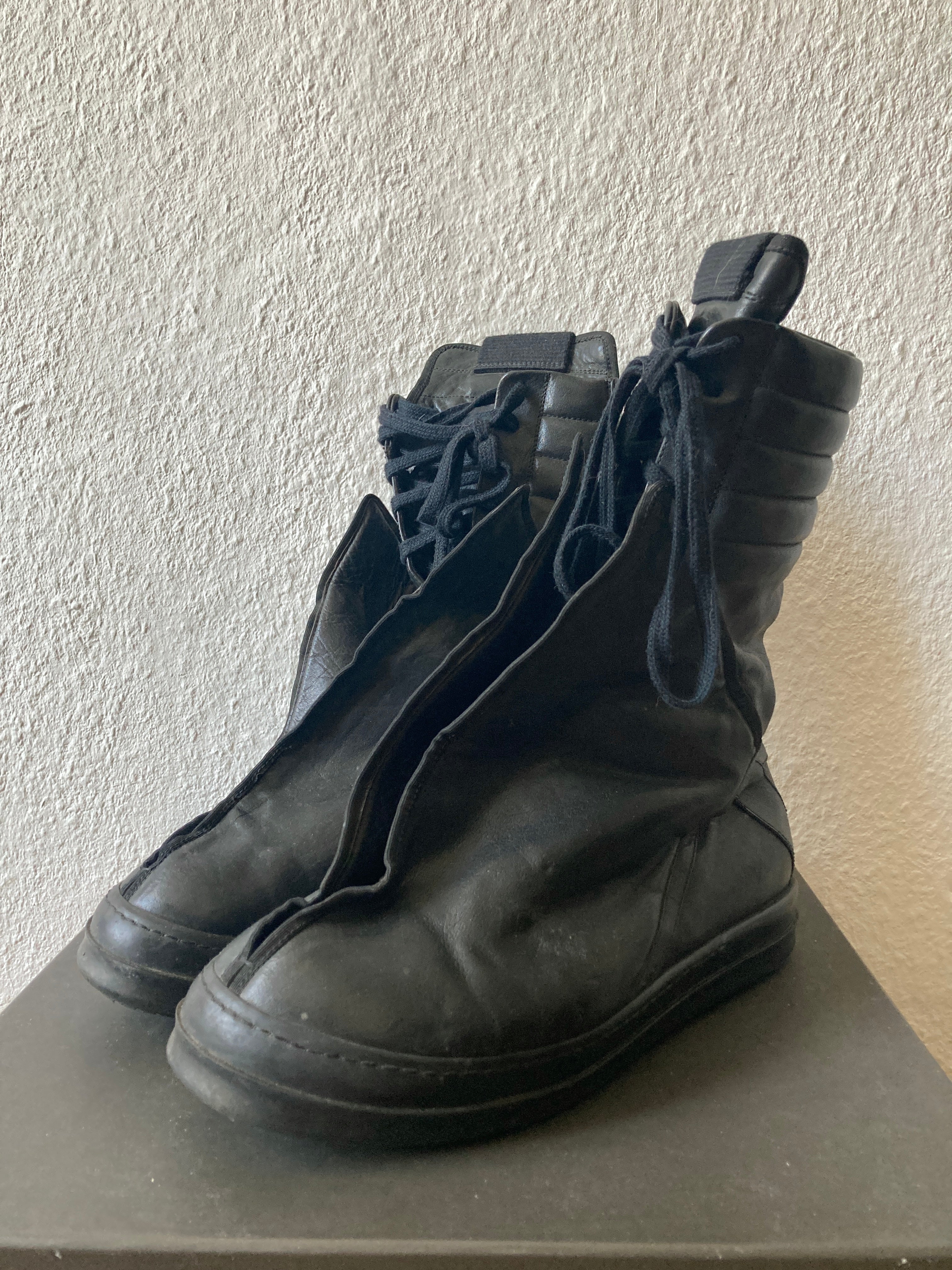 S/S 11 "ANTHEM" Turbo Basket Mega Hoof Leather Dunks Rick Owens IT43/US10