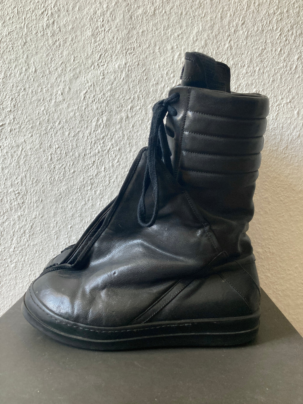 S/S 11 "ANTHEM" Turbo Basket Mega Hoof Leather Dunks Rick Owens IT43/US10
