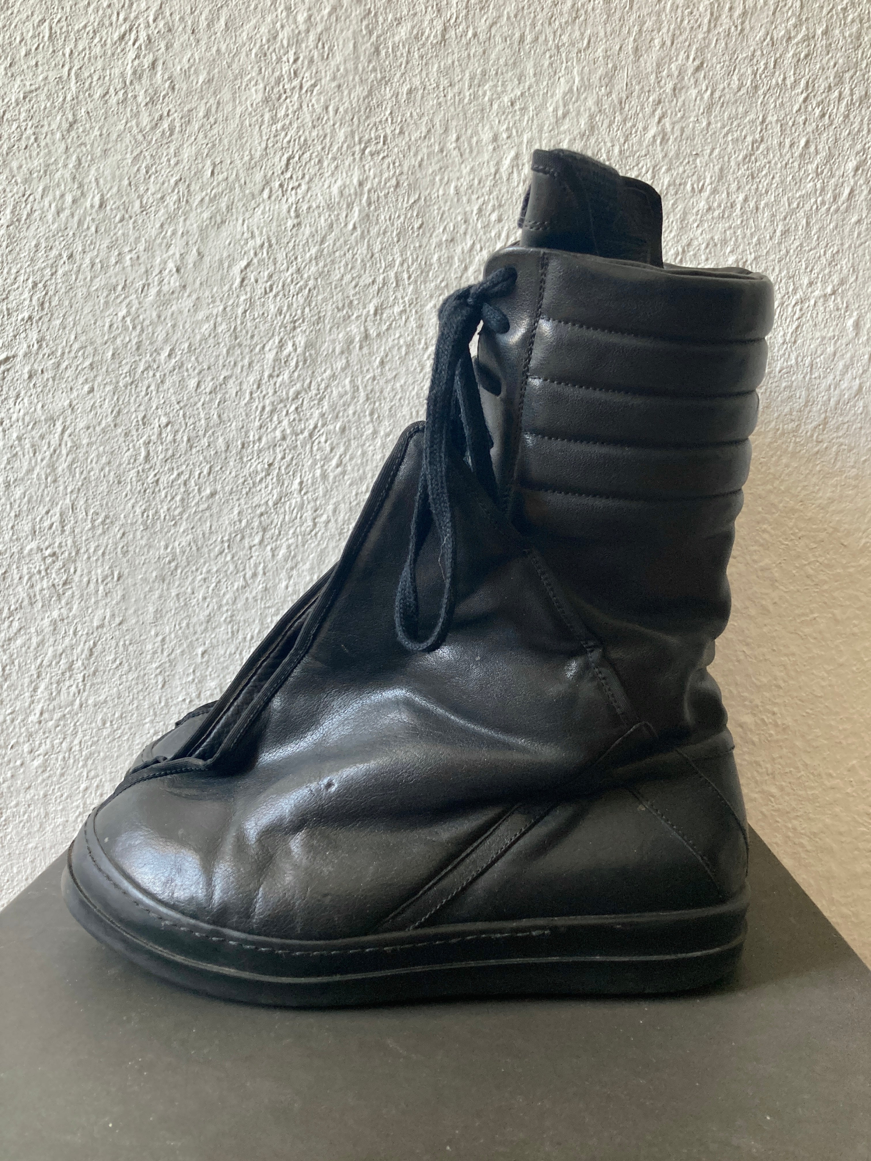 S/S 11 "ANTHEM" Turbo Basket Mega Hoof Leather Dunks Rick Owens IT43/US10