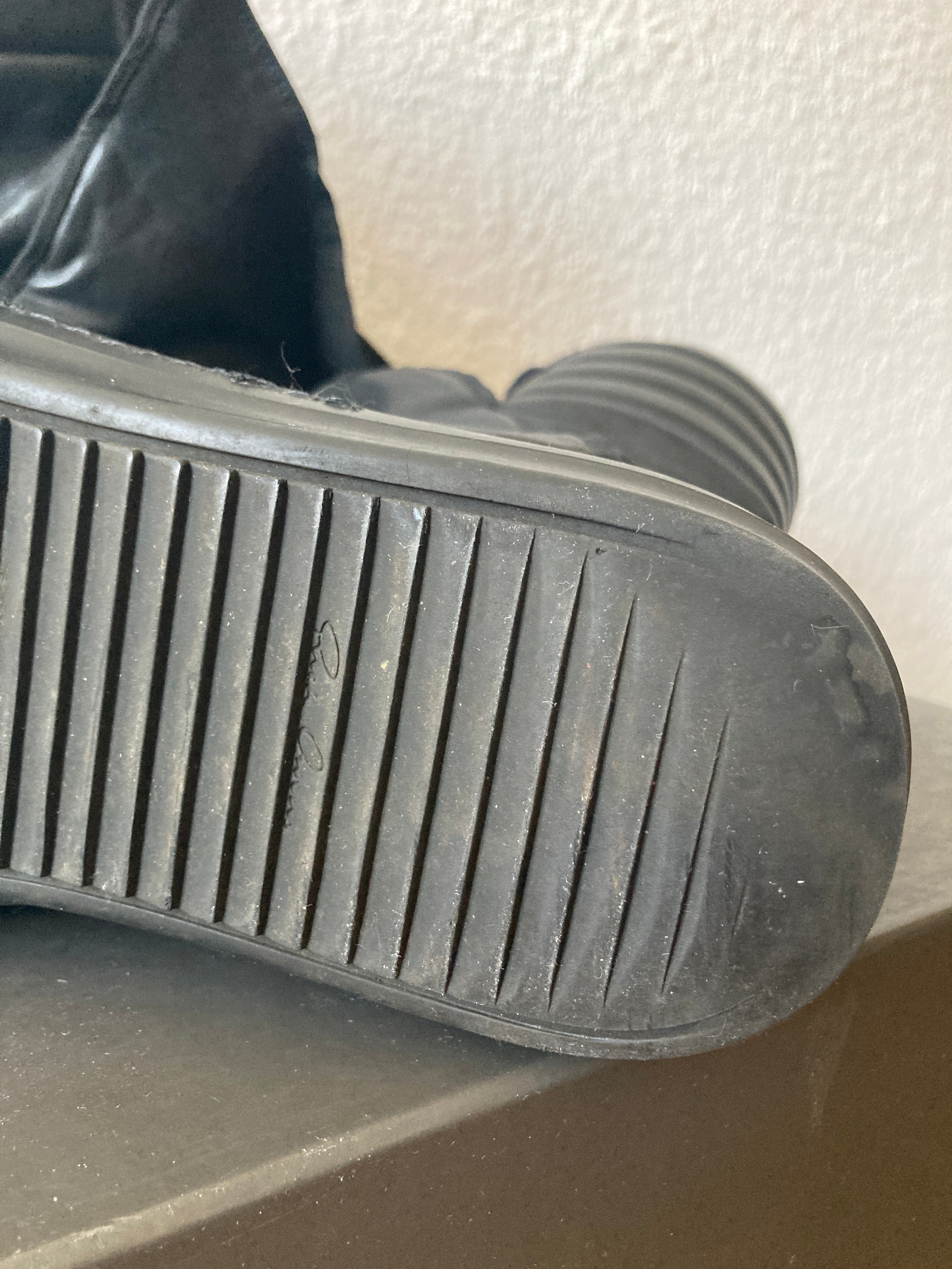 S/S 11 "ANTHEM" Turbo Basket Mega Hoof Leather Dunks Rick Owens IT43/US10