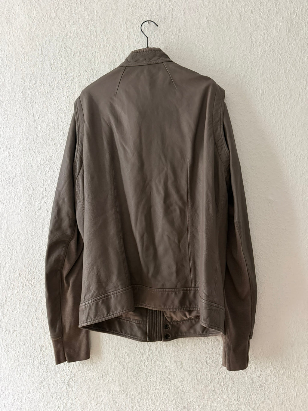 2010年秋冬「GLEAM」F1パイロットラムレザージャケット XL リック・オウエンス
