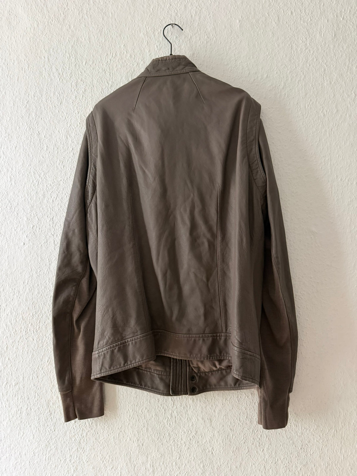 2010年秋冬「GLEAM」F1パイロットラムレザージャケット XL リック・オウエンス
