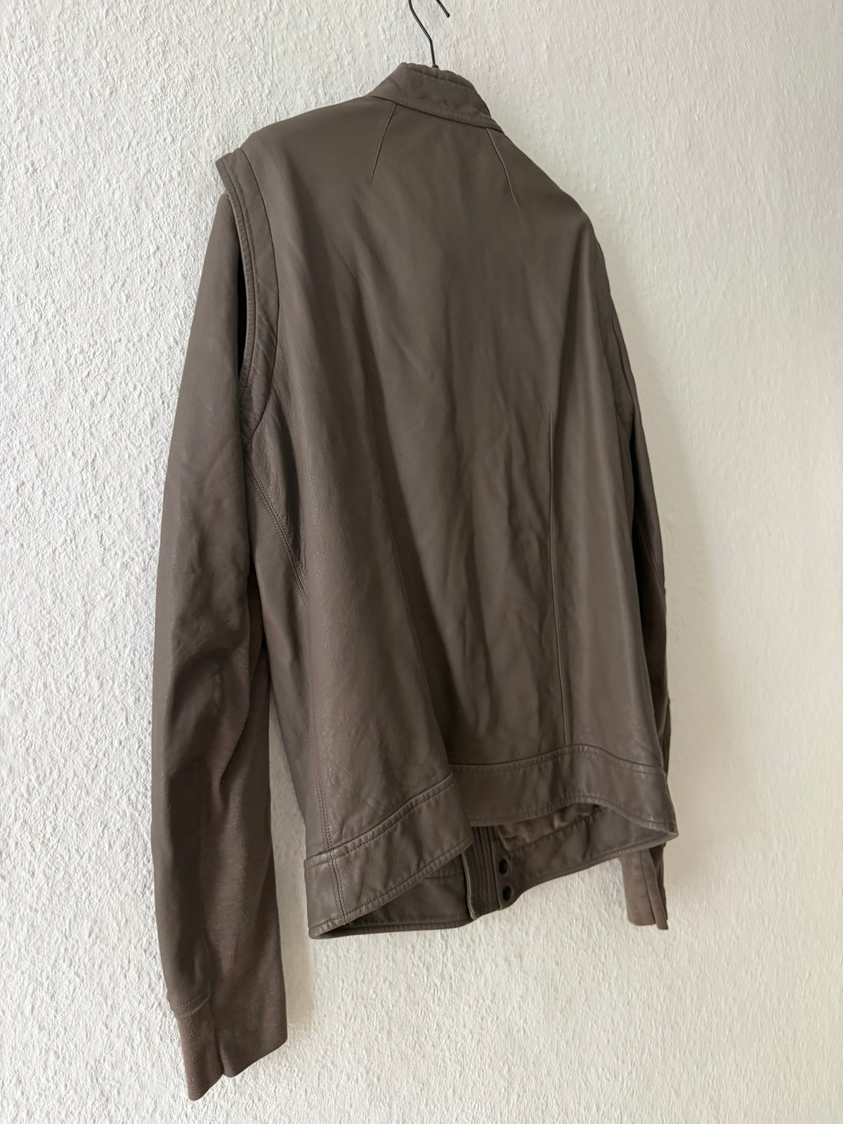 2010年秋冬「GLEAM」F1パイロットラムレザージャケット XL リック・オウエンス