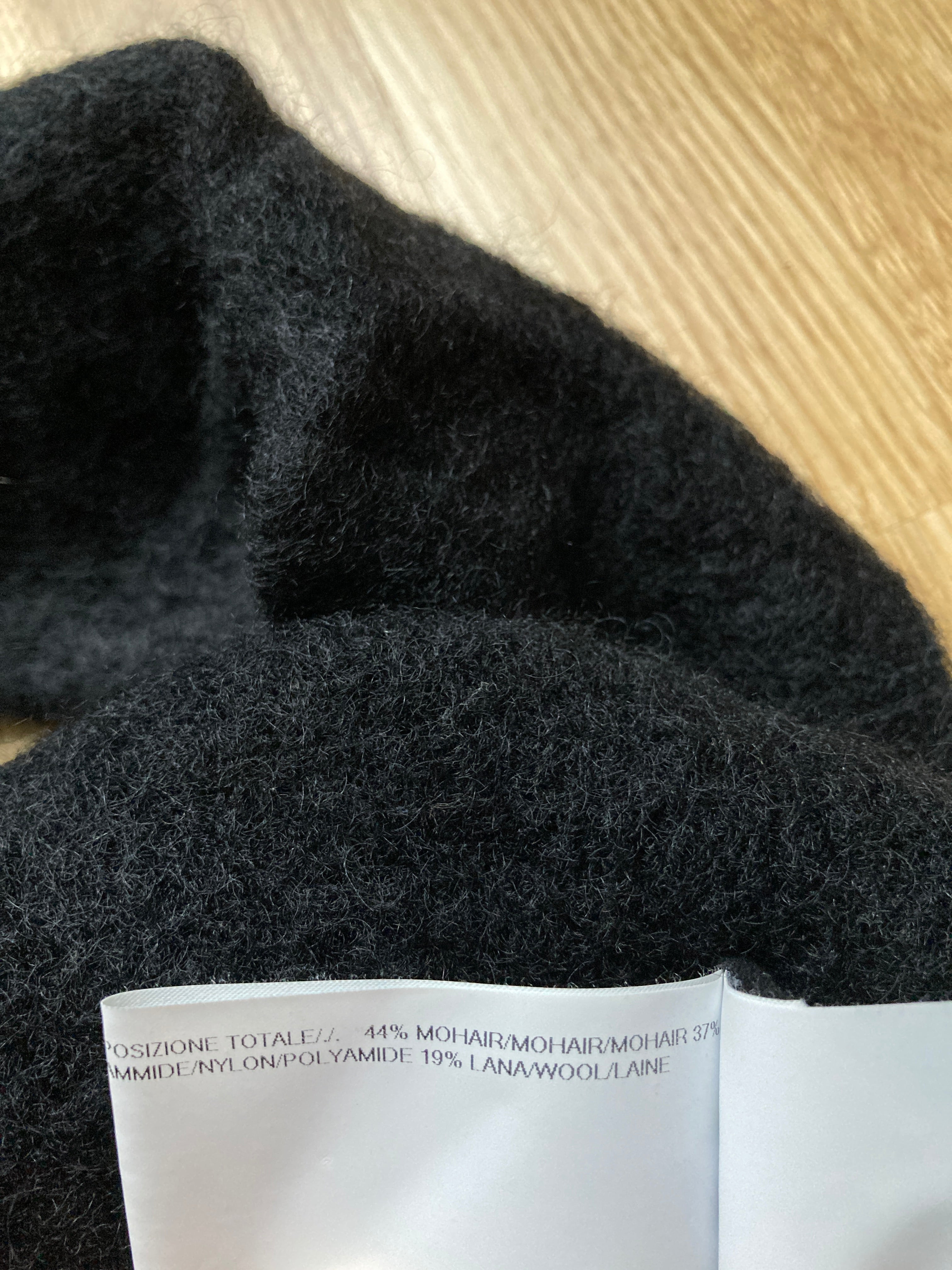 F/W 15 "SPHINX" Black Runway Mohair Turtleneck Rick Owens