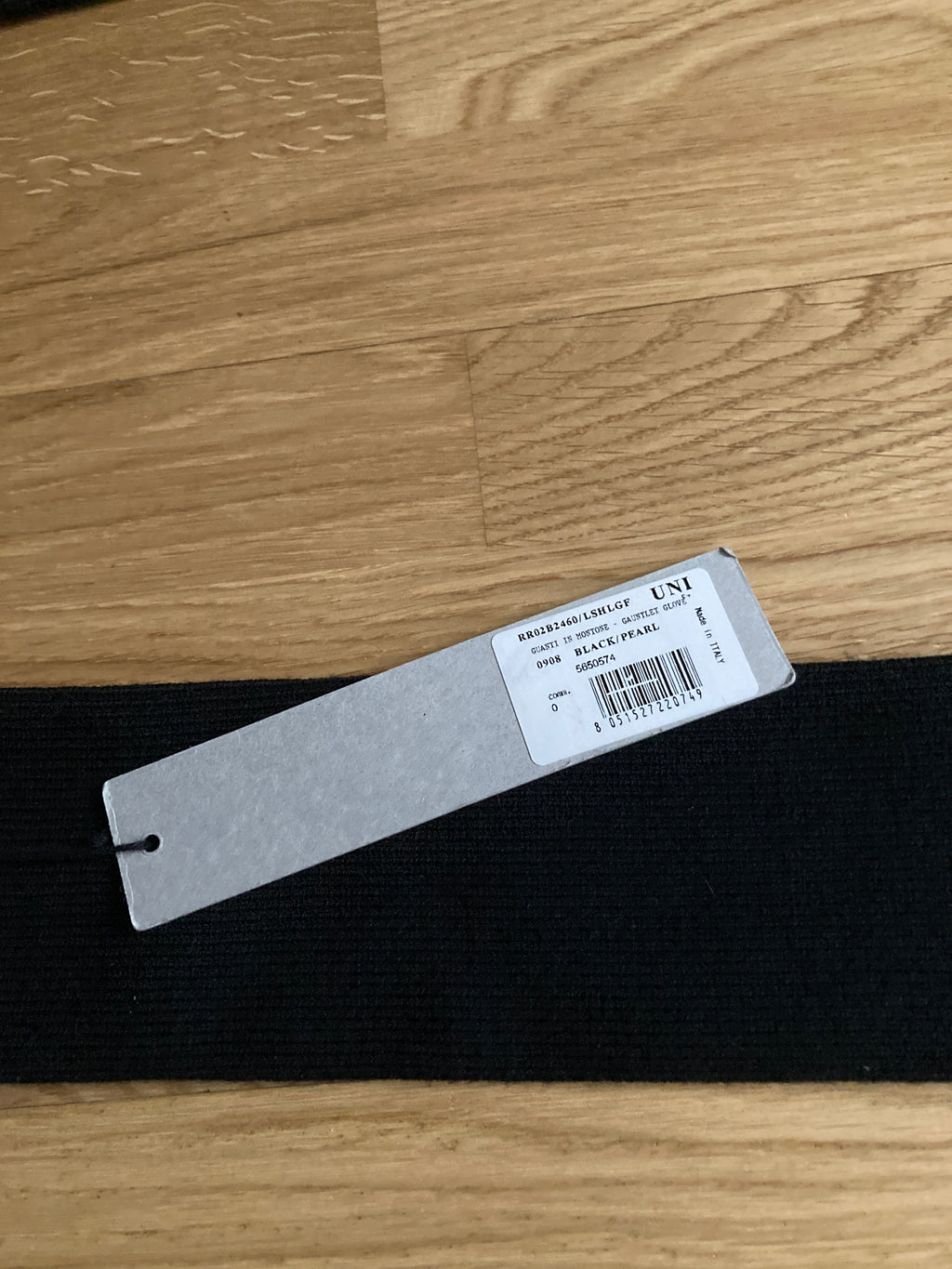 F/W 22 “STROBE” Sample Shearling Leather Goat Hair Gauntlets Rick Owens