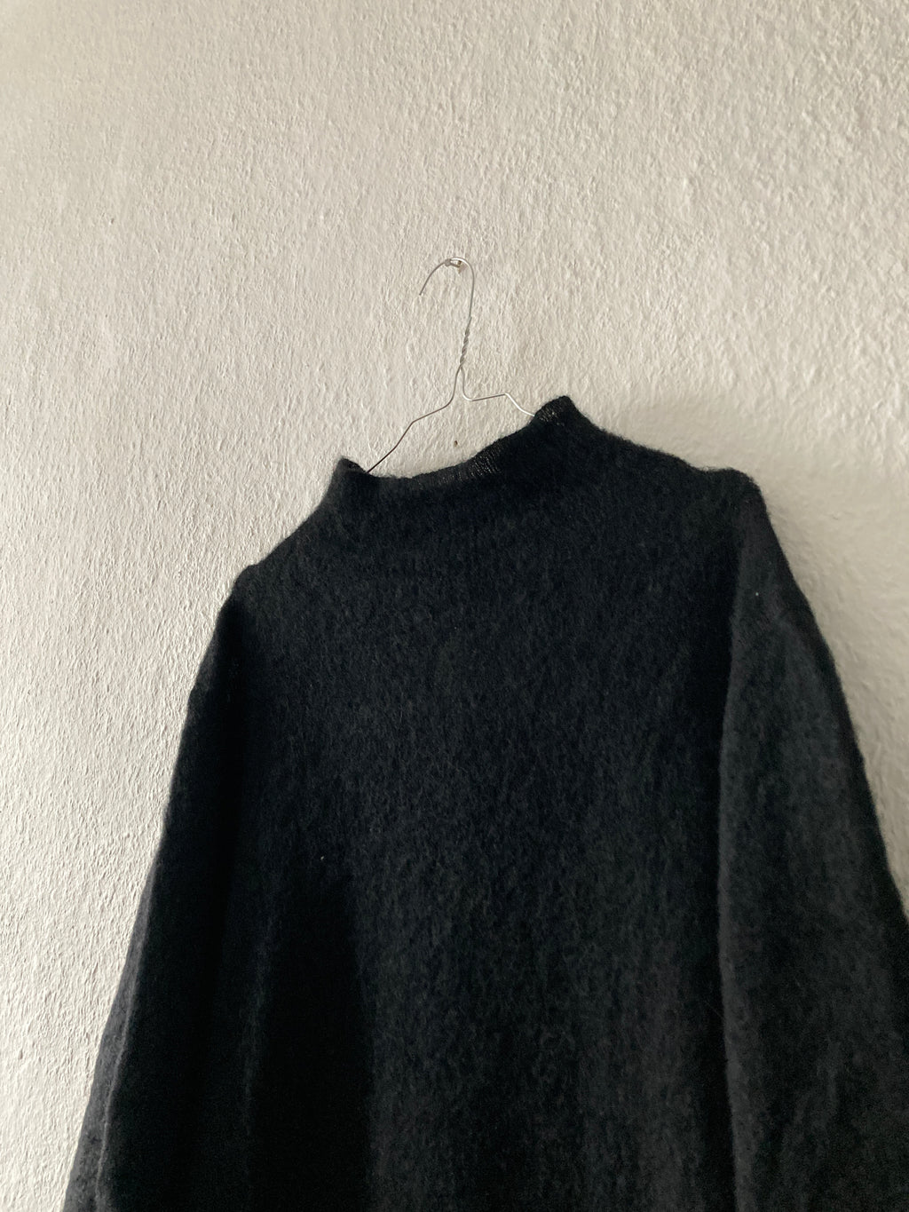 F/W 15 "SPHINX" Black Runway Mohair Turtleneck Rick Owens