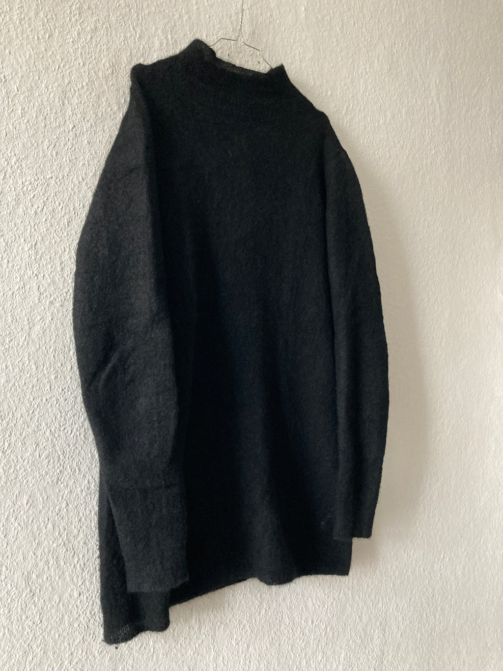 F/W 15 "SPHINX" Black Runway Mohair Turtleneck Rick Owens