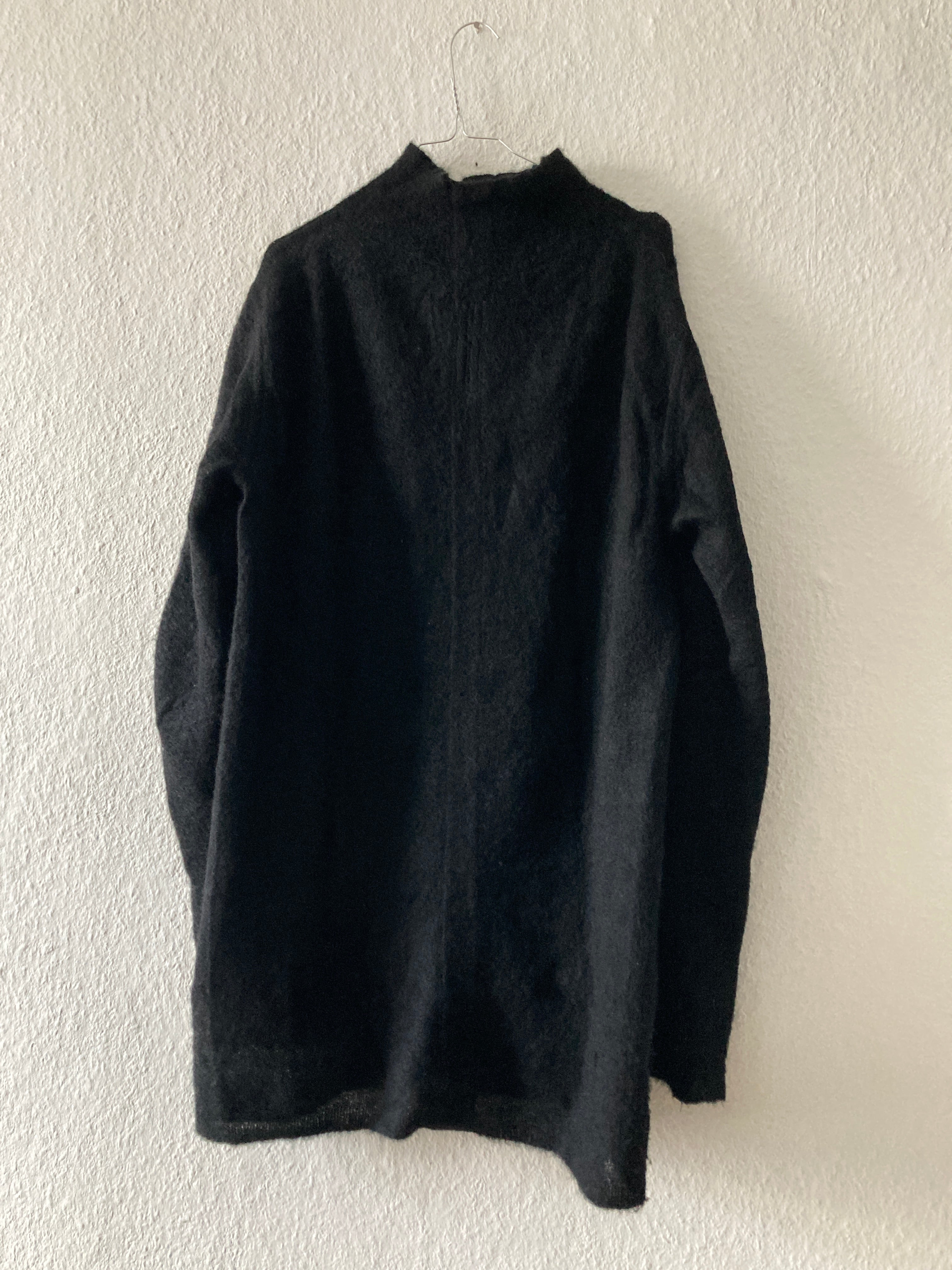 F/W 15 "SPHINX" Black Runway Mohair Turtleneck Rick Owens