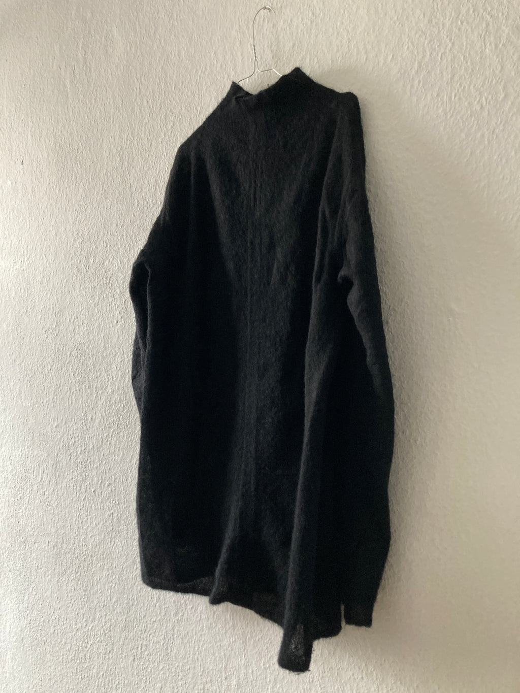 F/W 15 "SPHINX" Black Runway Mohair Turtleneck Rick Owens