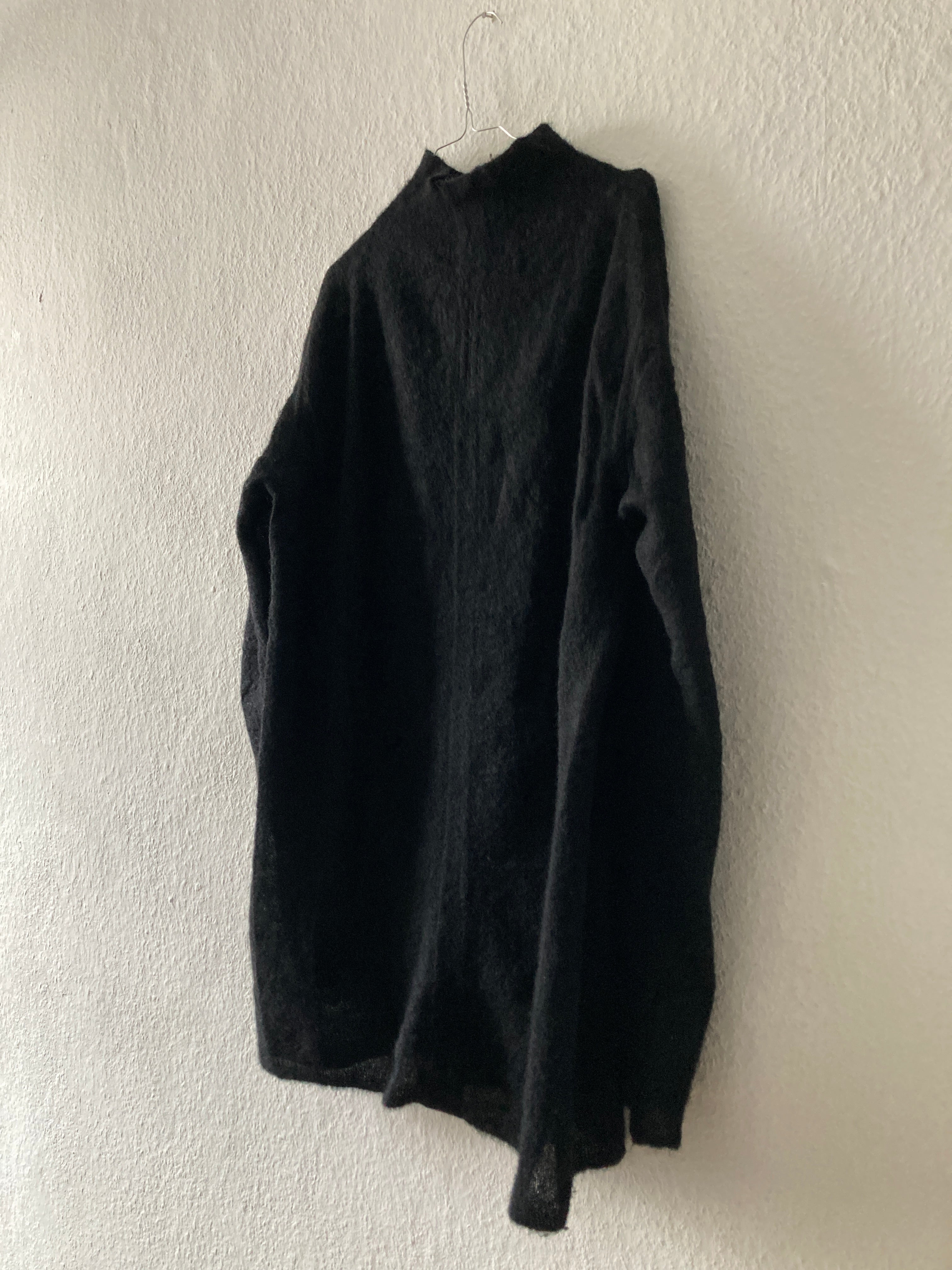 F/W 15 "SPHINX" Black Runway Mohair Turtleneck Rick Owens