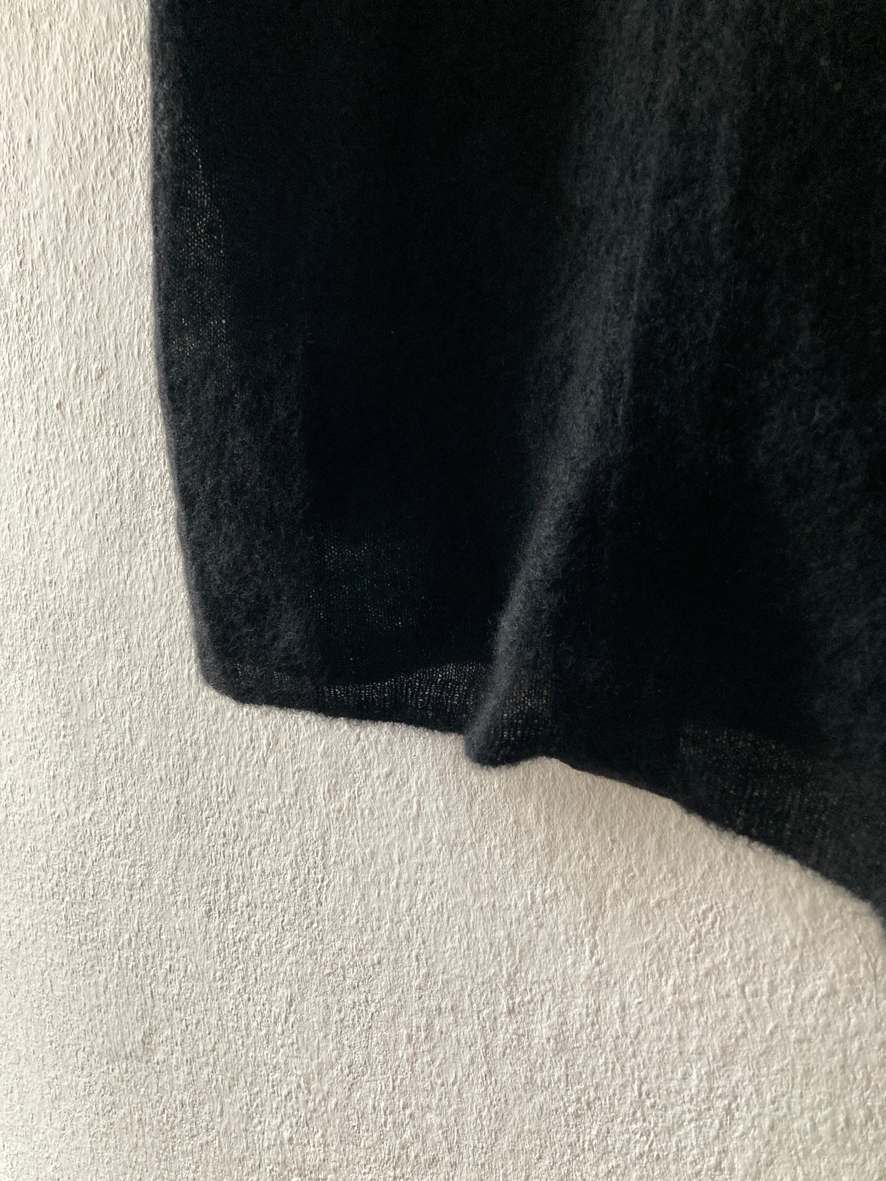 F/W 15 "SPHINX" Black Runway Mohair Turtleneck Rick Owens