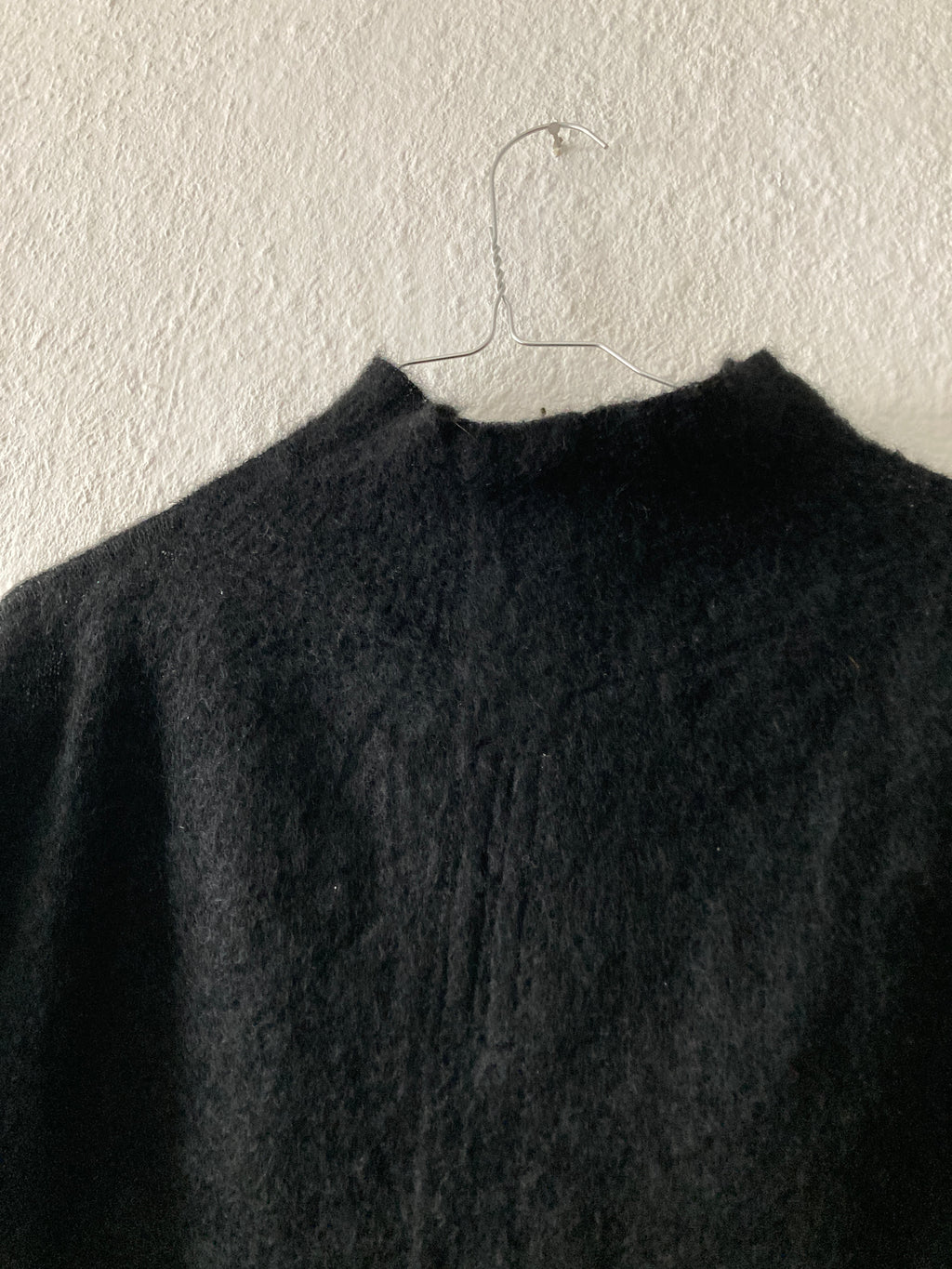 F/W 15 "SPHINX" Black Runway Mohair Turtleneck Rick Owens