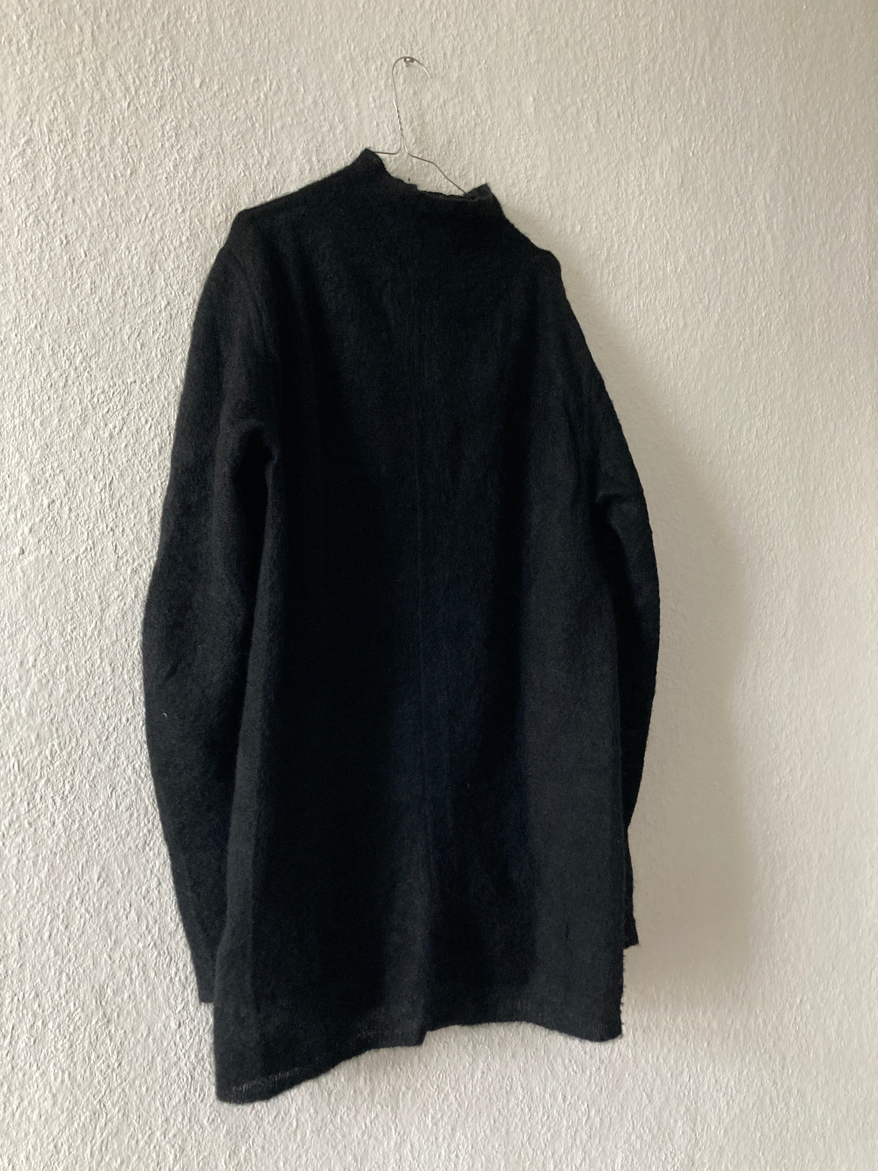 F/W 15 "SPHINX" Black Runway Mohair Turtleneck Rick Owens