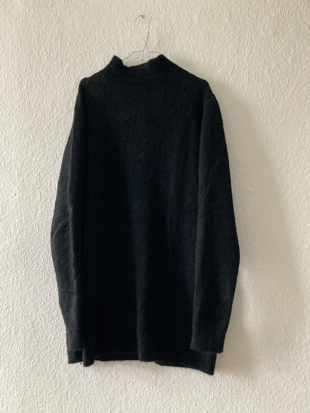 F/W 15 "SPHINX" Black Runway Mohair Turtleneck Rick Owens