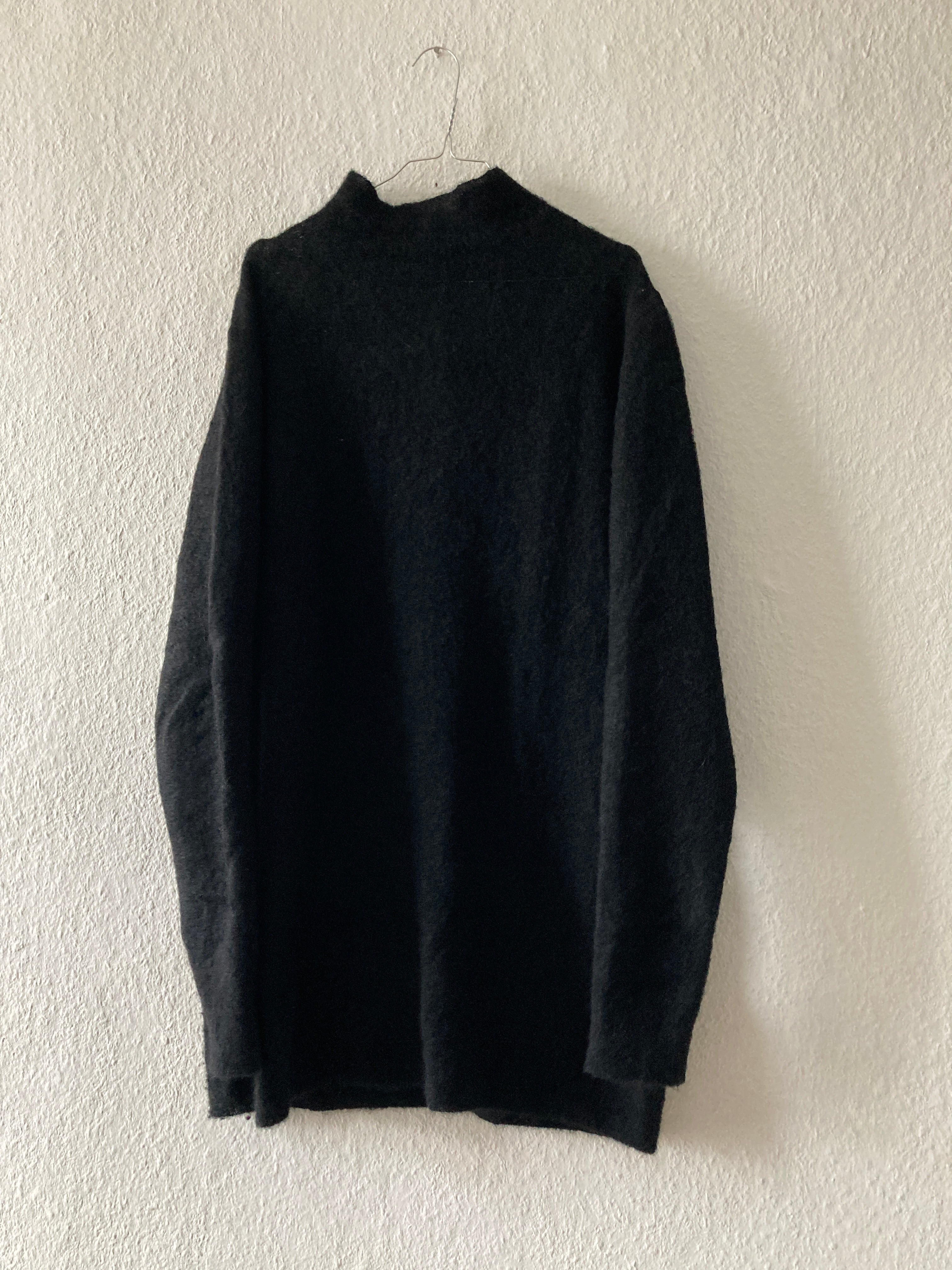 F/W 15 "SPHINX" Black Runway Mohair Turtleneck Rick Owens