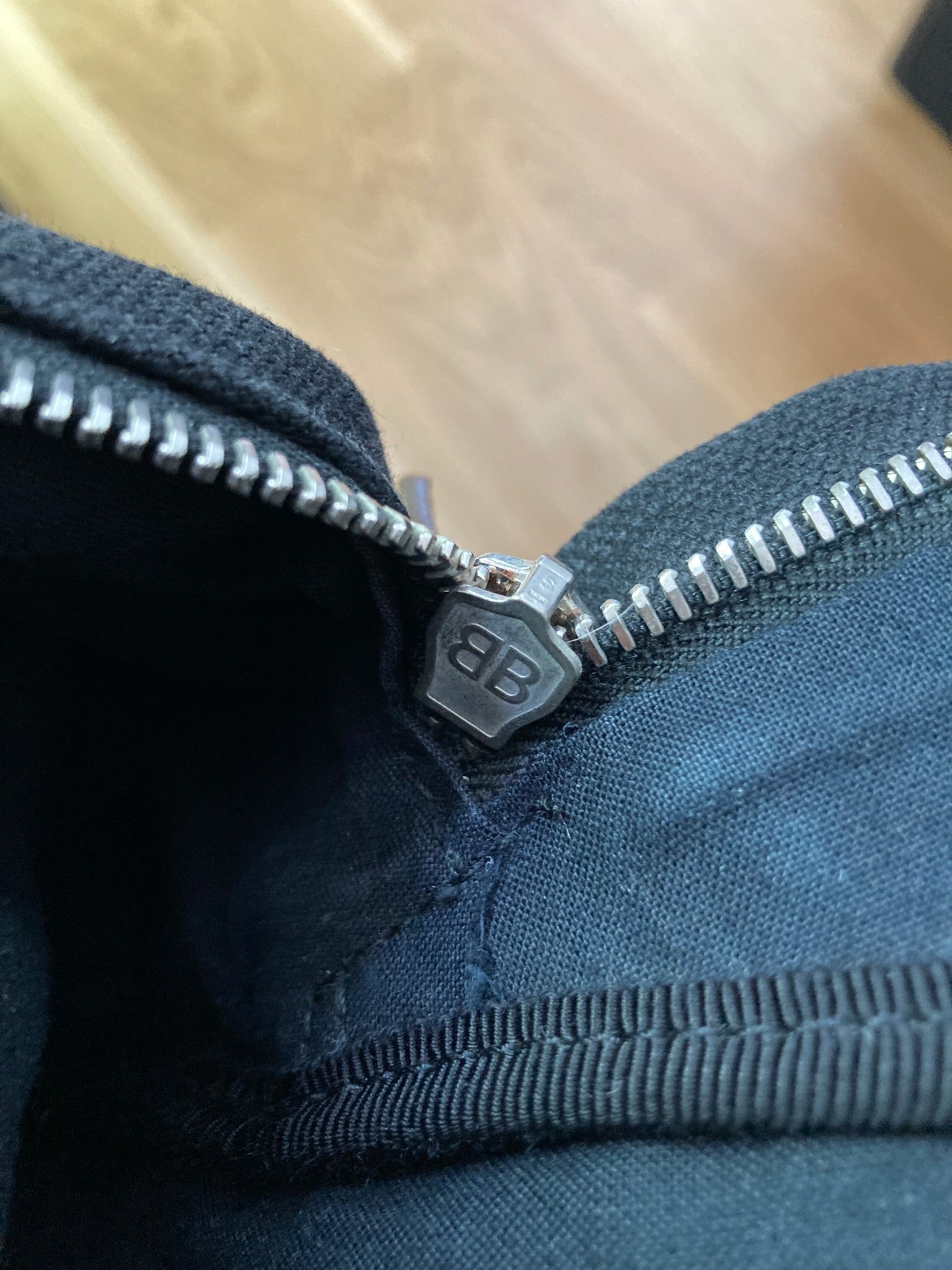 Leather Appliquéd Canvas Backpack