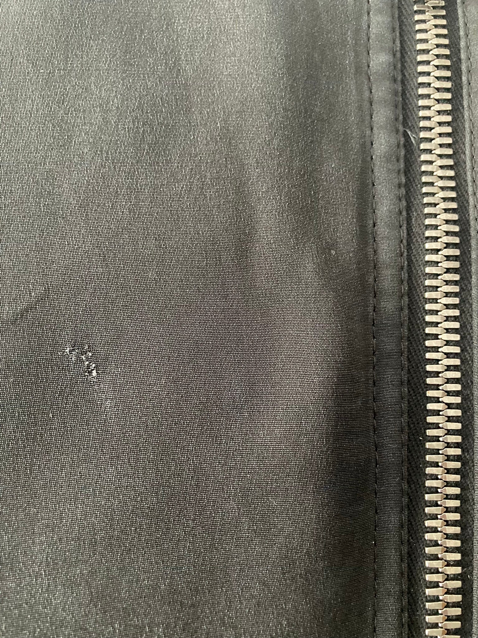 F/W 16 "MASTODON" Silk Goose Down-Filled MA-1 Bomber Jacket in Black