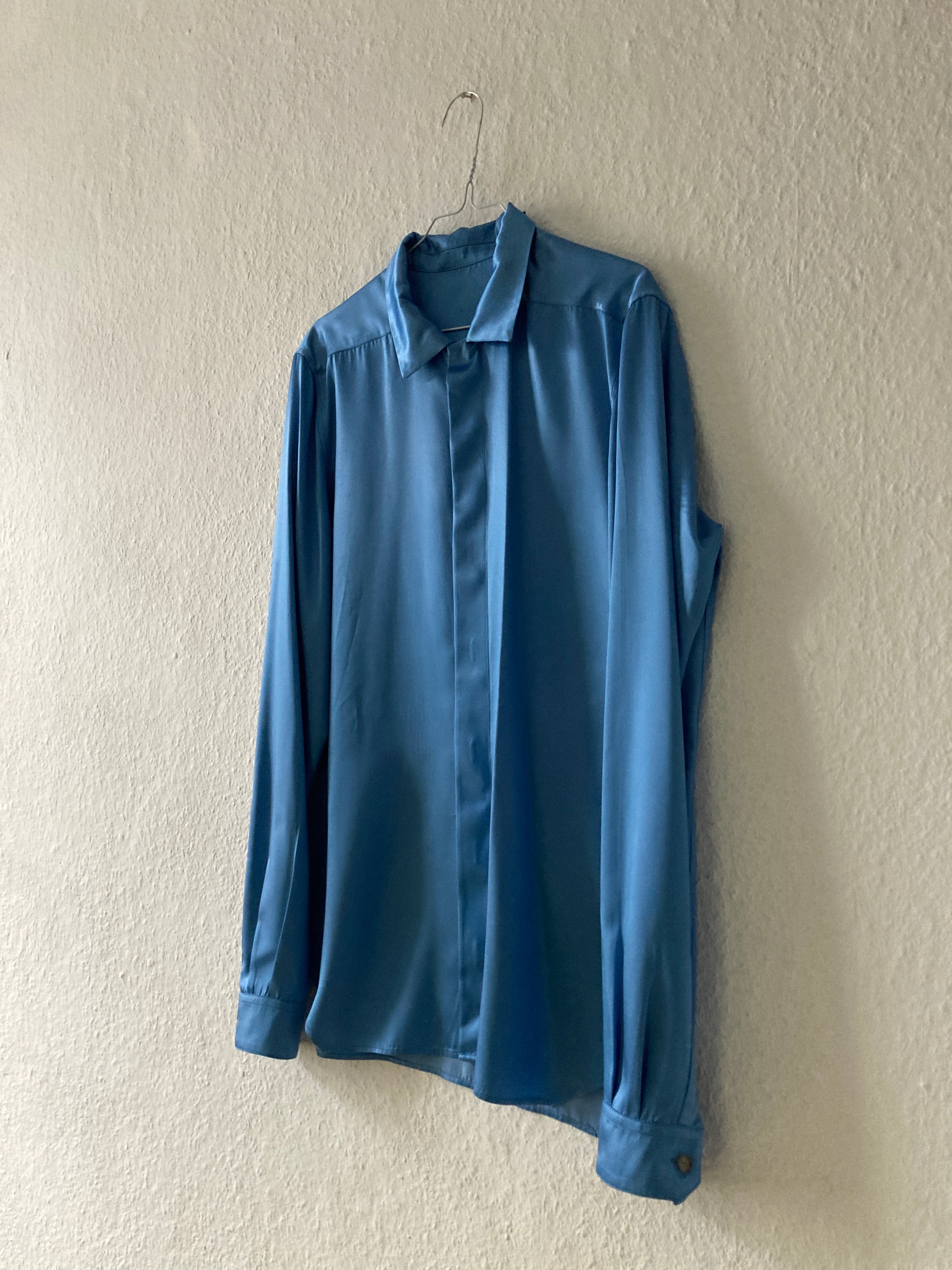 F/W 20 "PERFORMA" Liquid Latex Nublu Dress Shirt Rick Owens