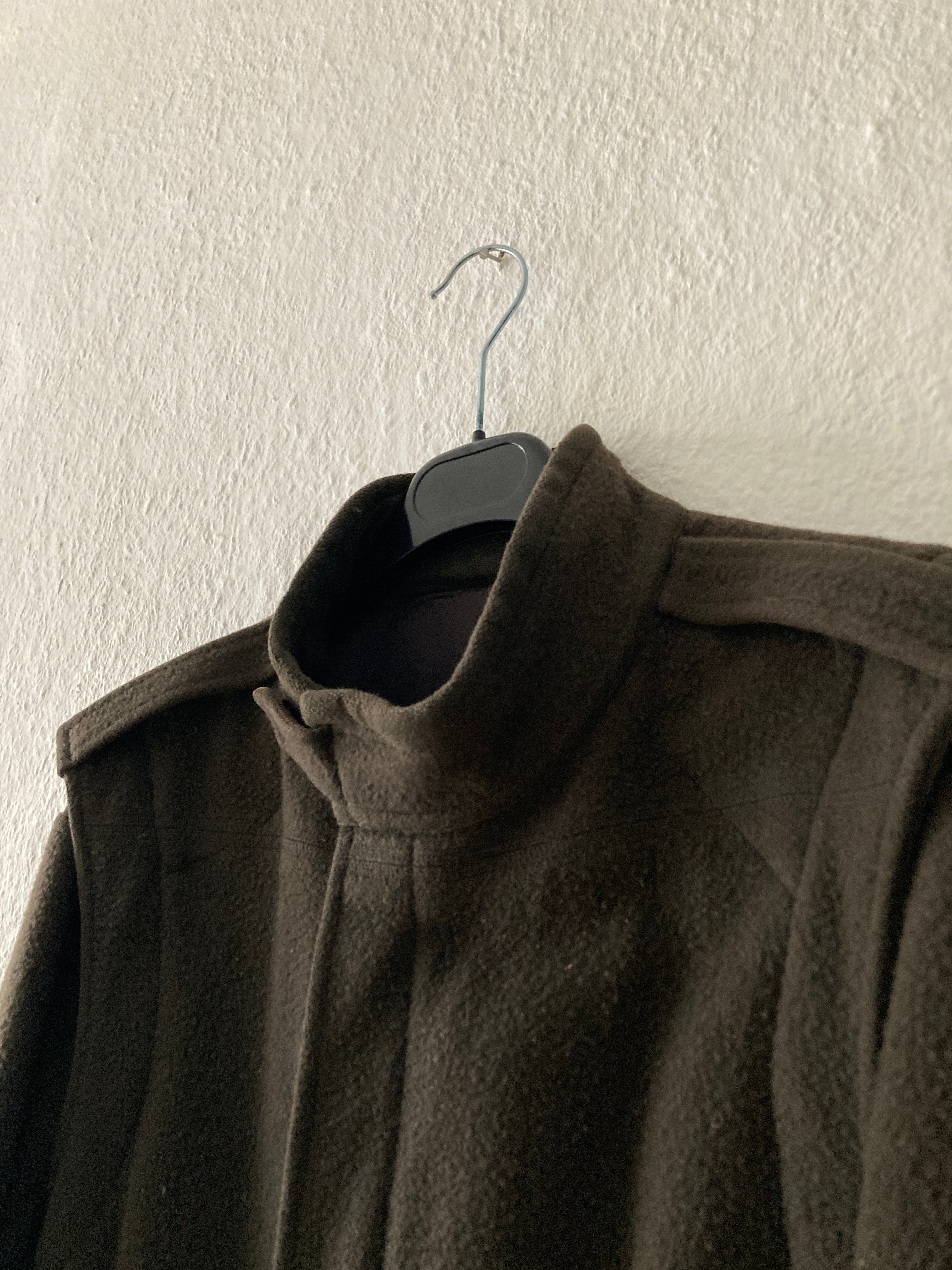 F/W 08 „STAG“ F1 Pilot Brown Wool Jacket Rick Owens XL