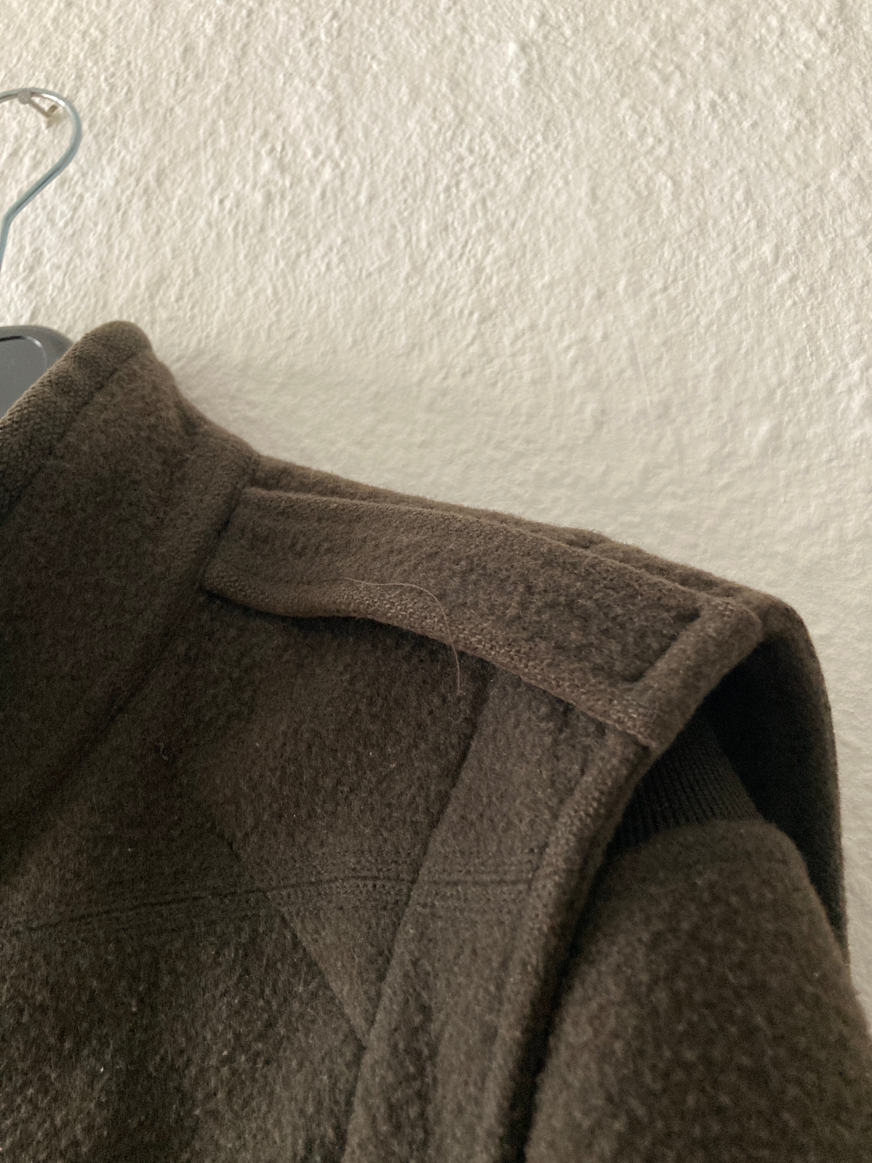 F/W 08 „STAG“ F1 Pilot Brown Wool Jacket Rick Owens XL