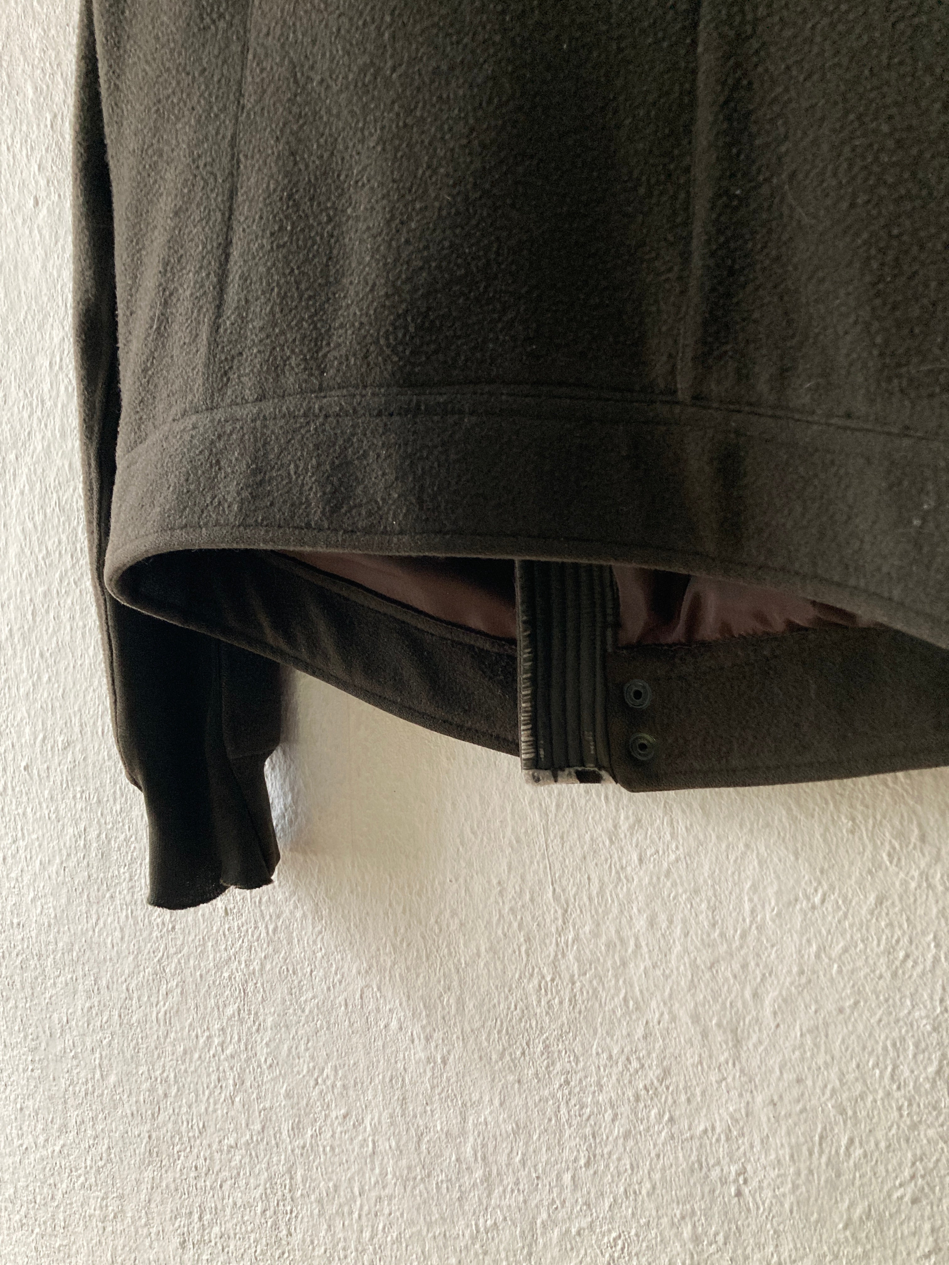 F/W 08 „STAG“ F1 Pilot Brown Wool Jacket Rick Owens XL