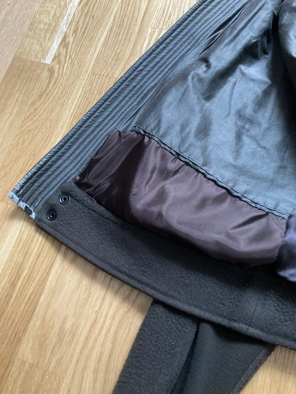 F/W 08 „STAG“ F1 Pilot Brown Wool Jacket Rick Owens XL