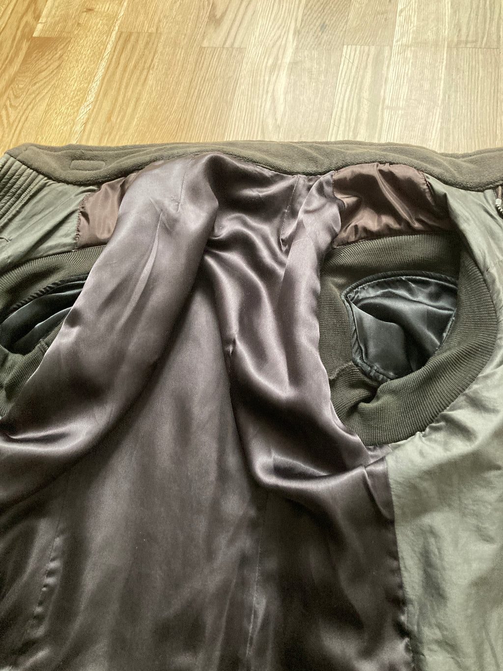 F/W 08 „STAG“ F1 Pilot Brown Wool Jacket Rick Owens XL