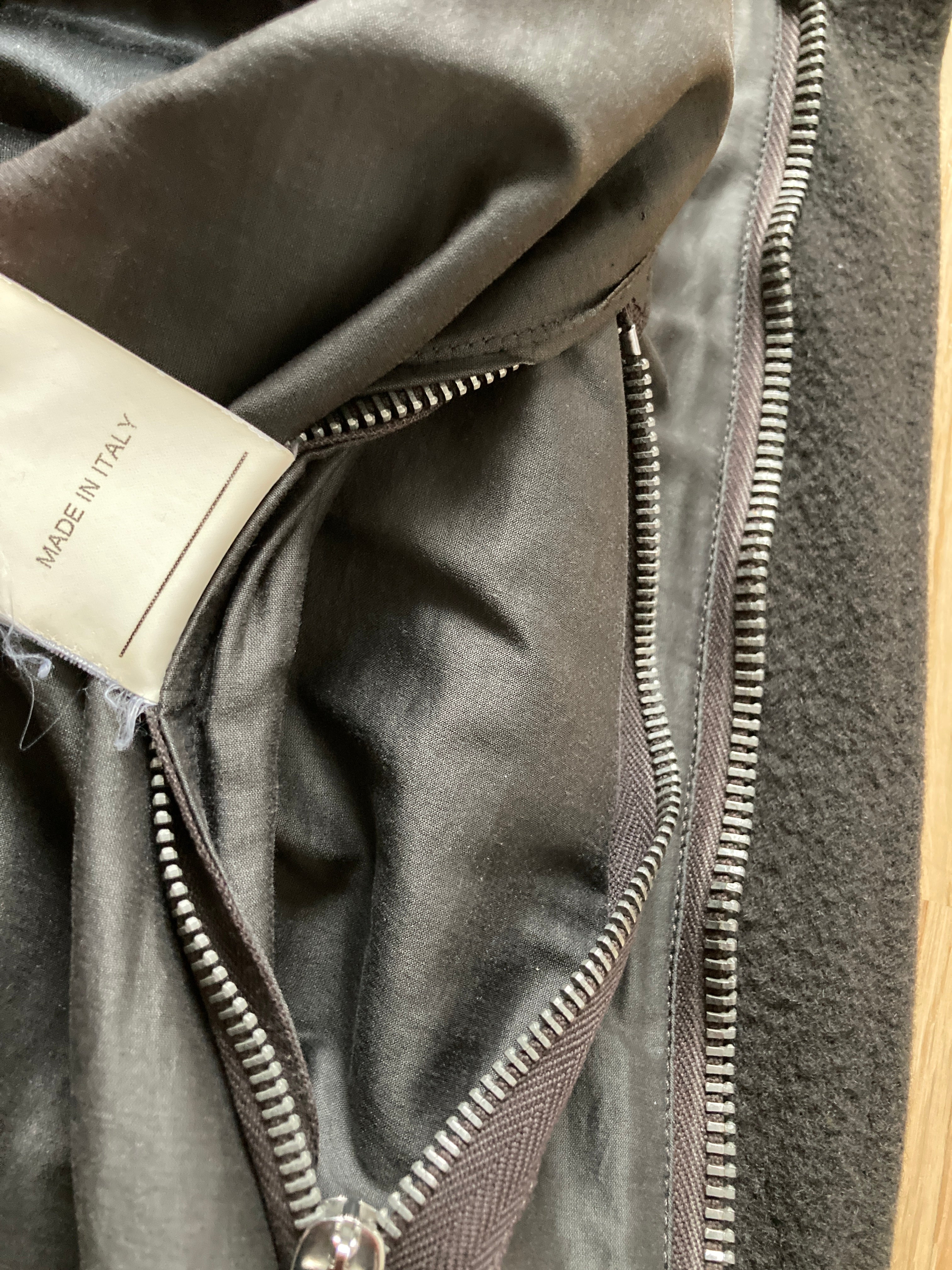 F/W 08 „STAG“ F1 Pilot Brown Wool Jacket Rick Owens XL