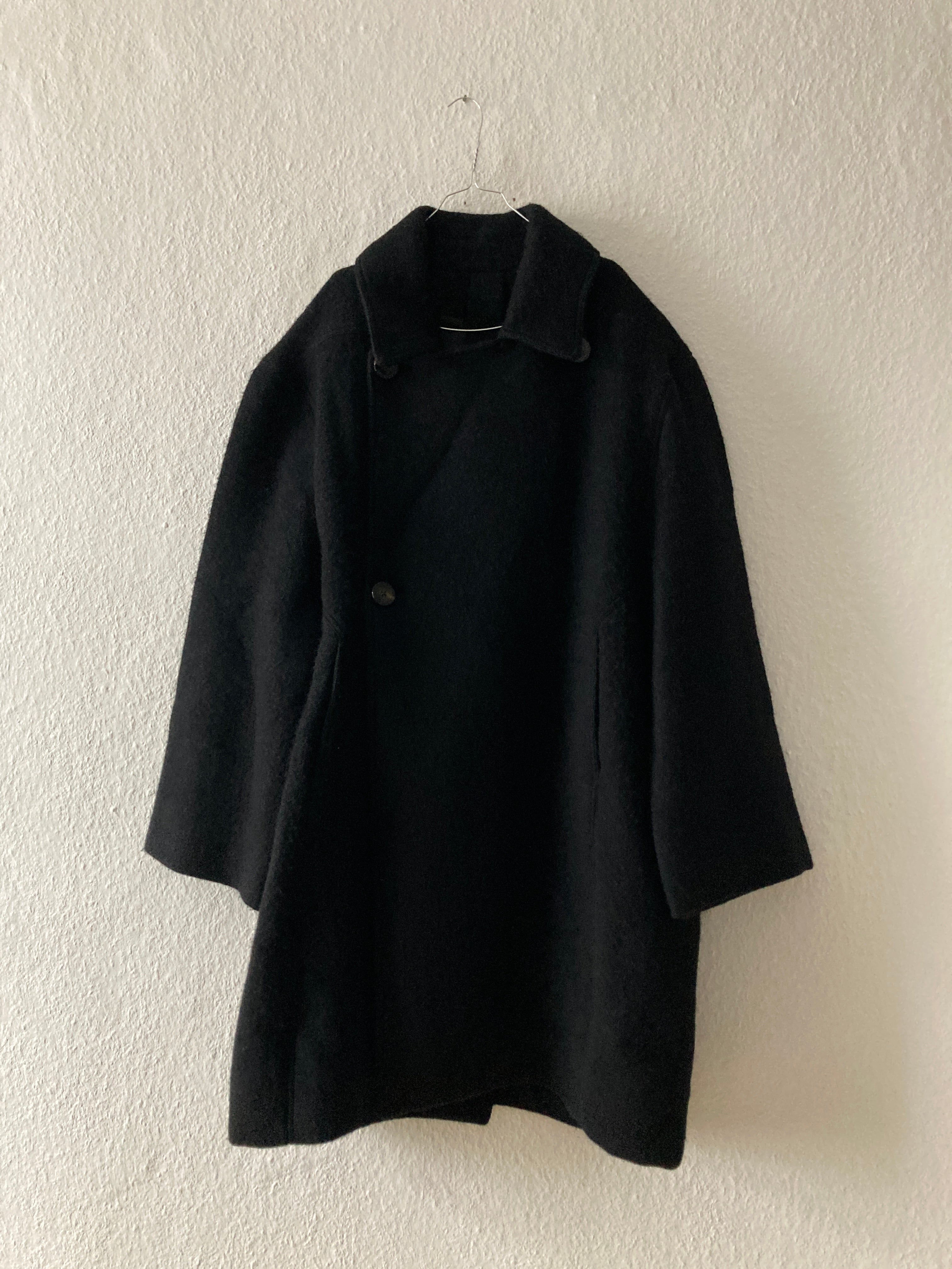 F/W 22 "STROBE" Runway Alpaca Jumbo Drella Tatlin Coat Rick Owens IT48/M
