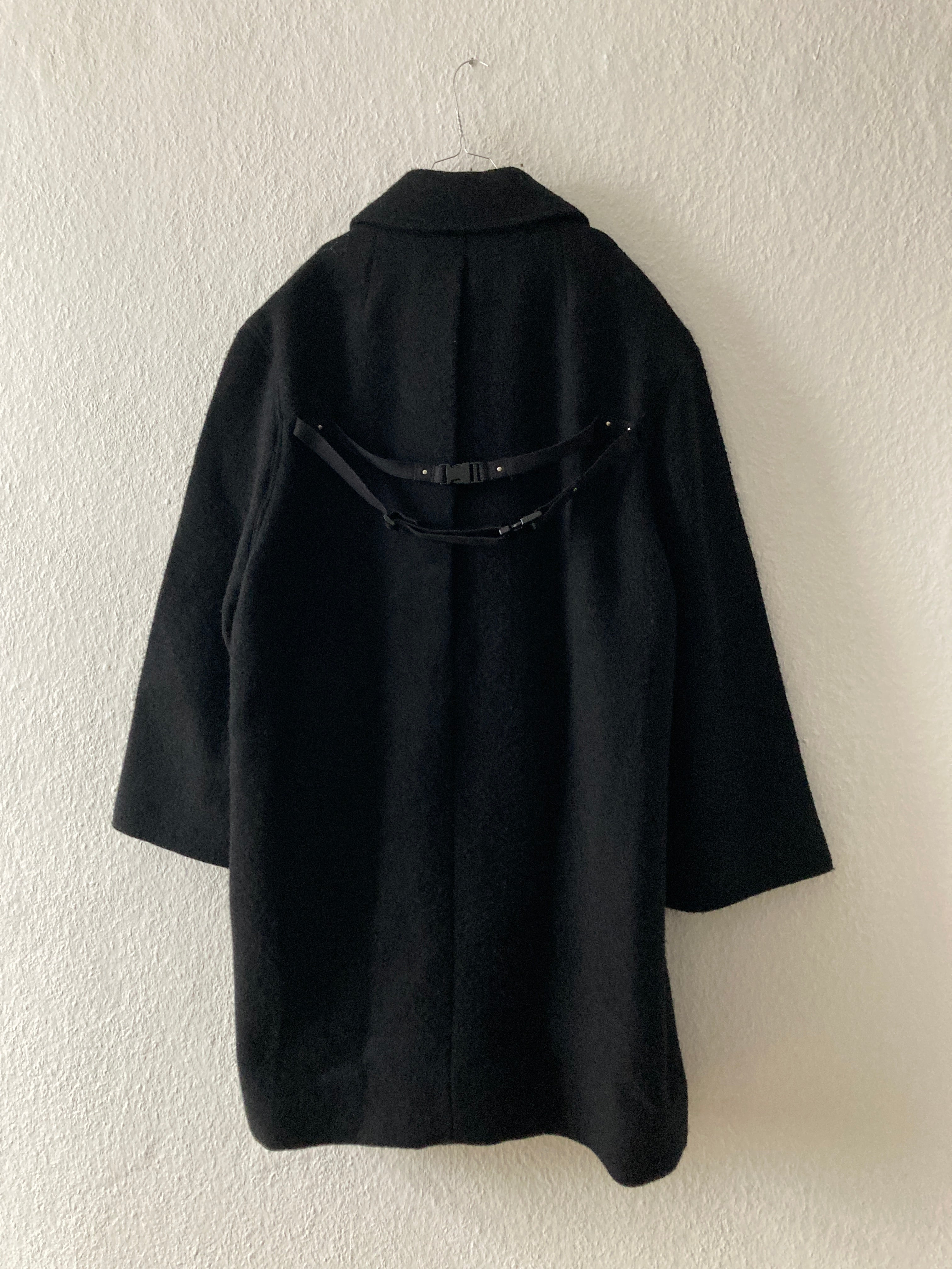 F/W 22 "STROBE" Runway Alpaca Jumbo Drella Tatlin Coat Rick Owens IT48/M