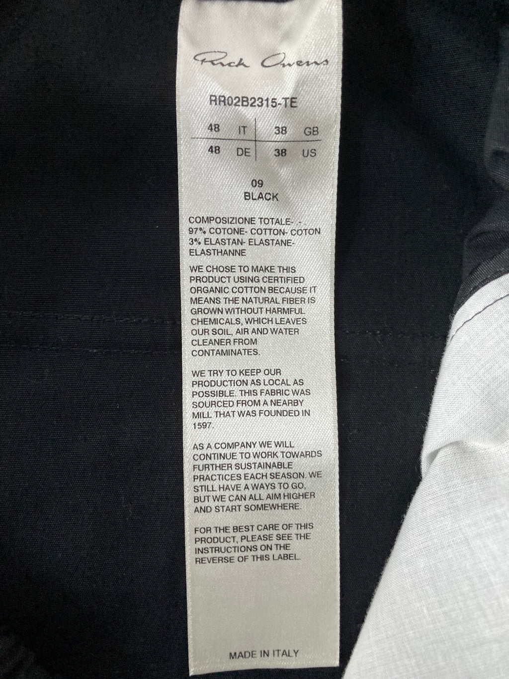 F/W 22 „STROBE“ Geth Bela Pants in Black