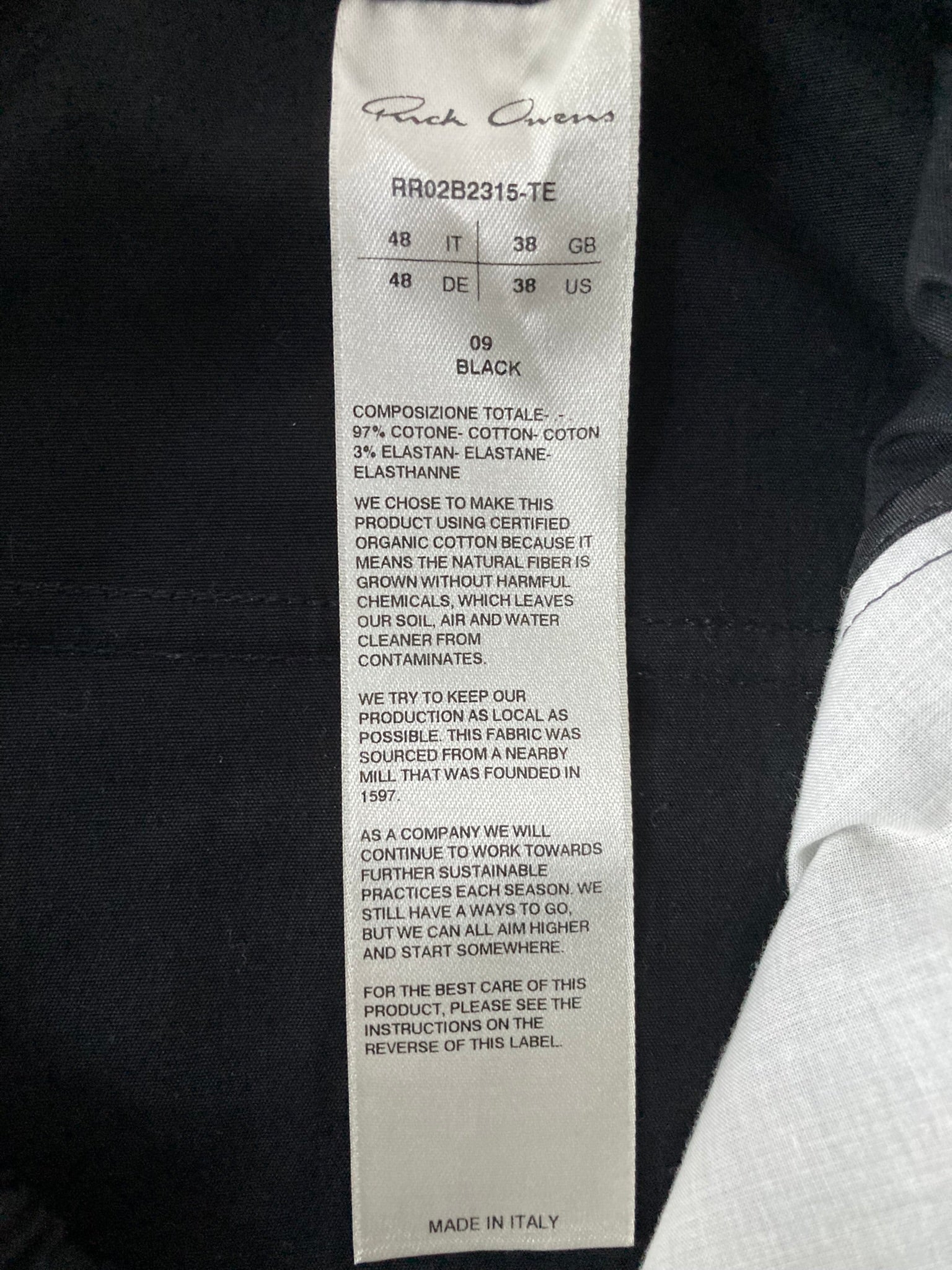 F/W 22 „STROBE“ Geth Bela Pants in Black