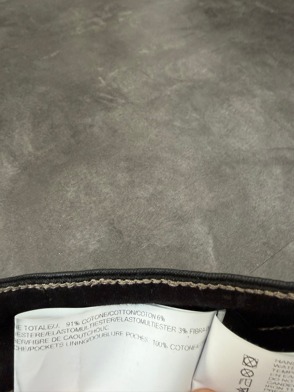 F/W 24 “PORTERVILLE” Waxed SBW Sample Detroit Cut Jeans Rick Owens US31
