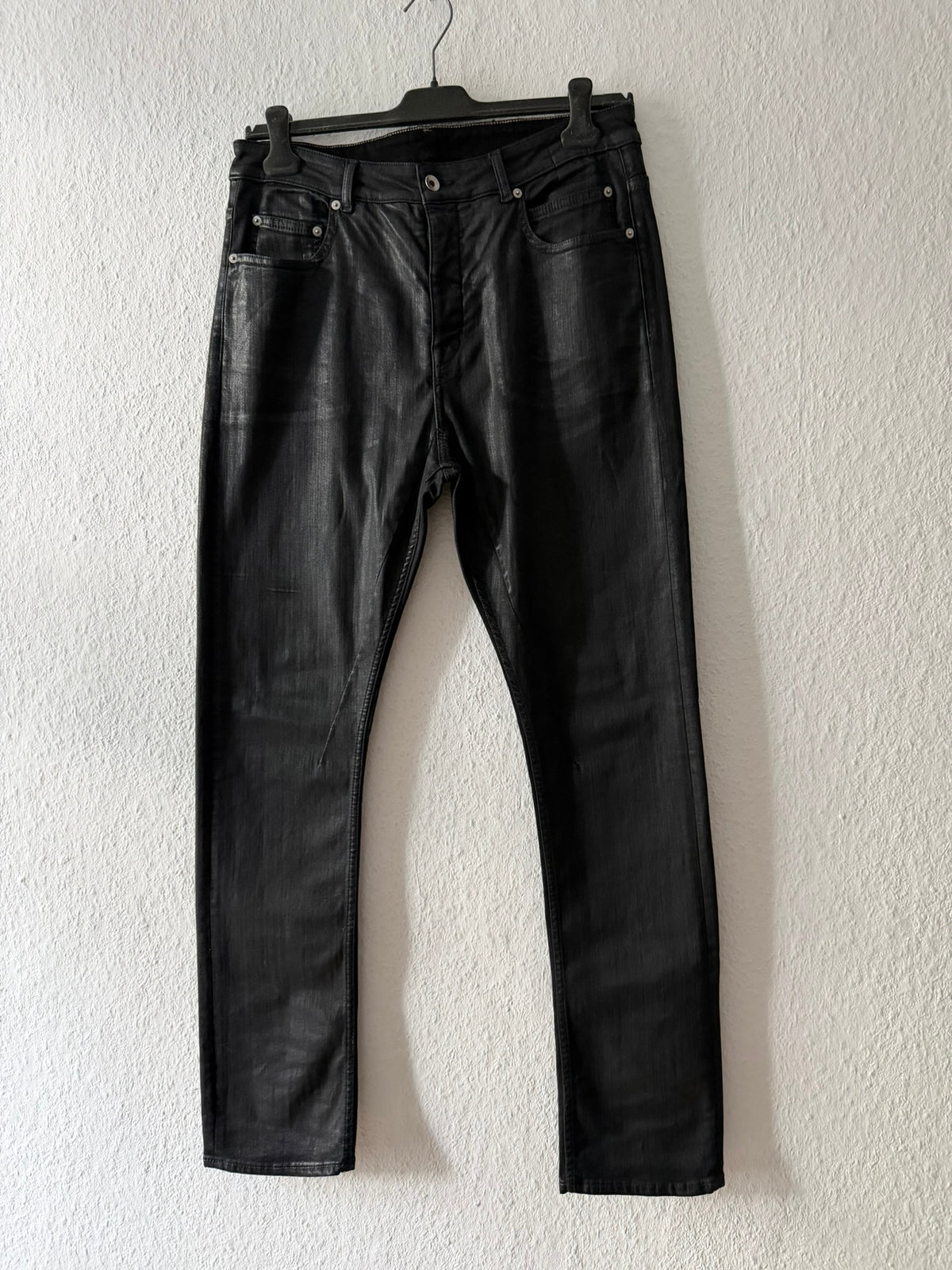 F/W 24 “PORTERVILLE” Waxed SBW Sample Detroit Cut Jeans Rick Owens US31