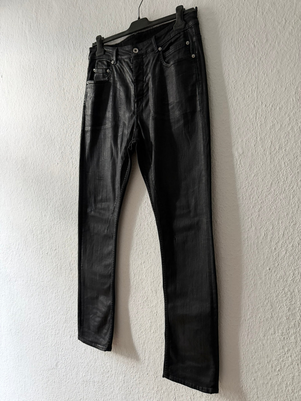 F/W 24 “PORTERVILLE” Waxed SBW Sample Detroit Cut Jeans Rick Owens US31