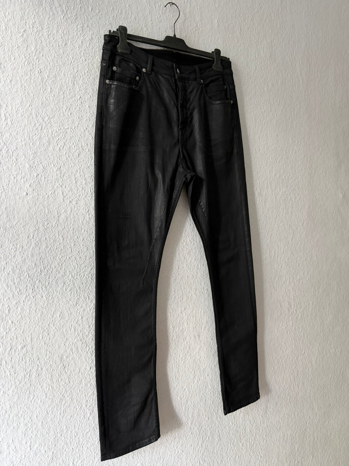F/W 24 “PORTERVILLE” Waxed SBW Sample Detroit Cut Jeans Rick Owens US31