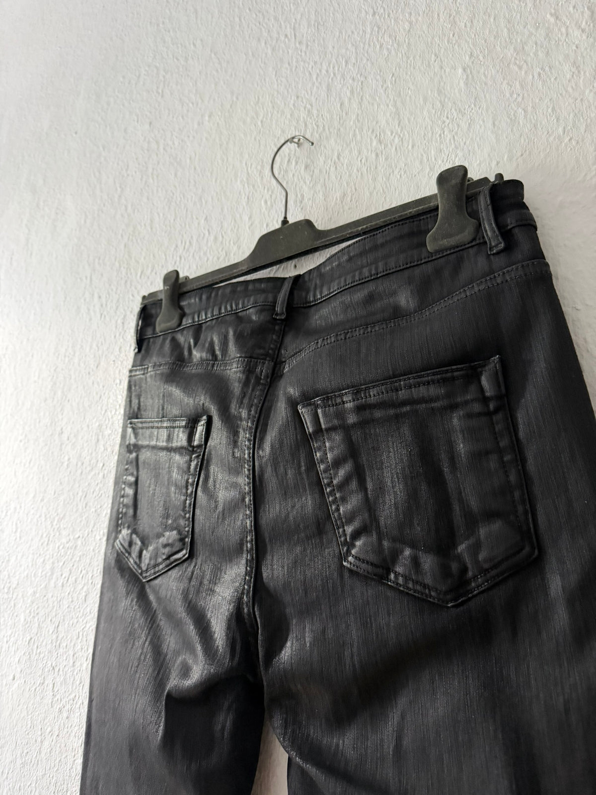 F/W 24 “PORTERVILLE” Waxed SBW Sample Detroit Cut Jeans Rick Owens US31